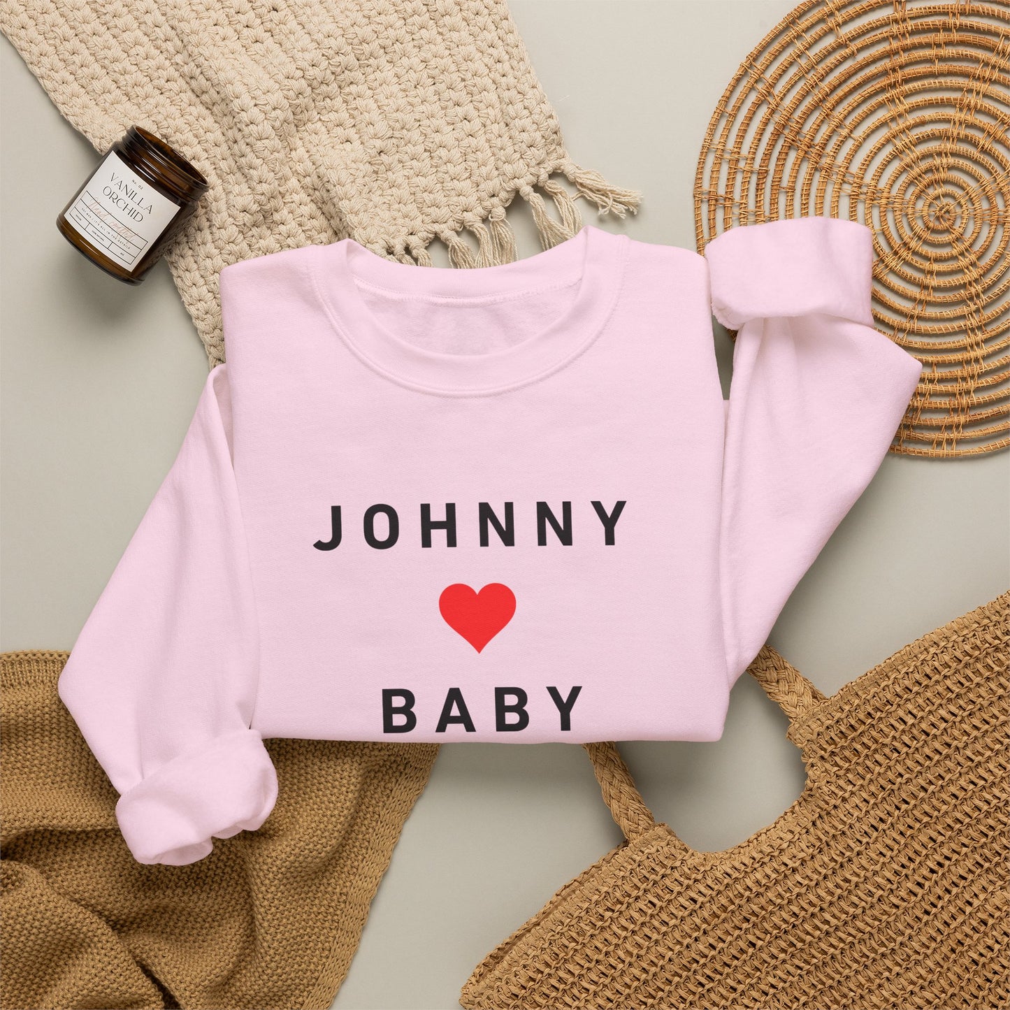 Johnny ❤️ Baby Nostalgia Sweatshirt | Tribute to an Iconic Movie Couple | Retro Romance Top