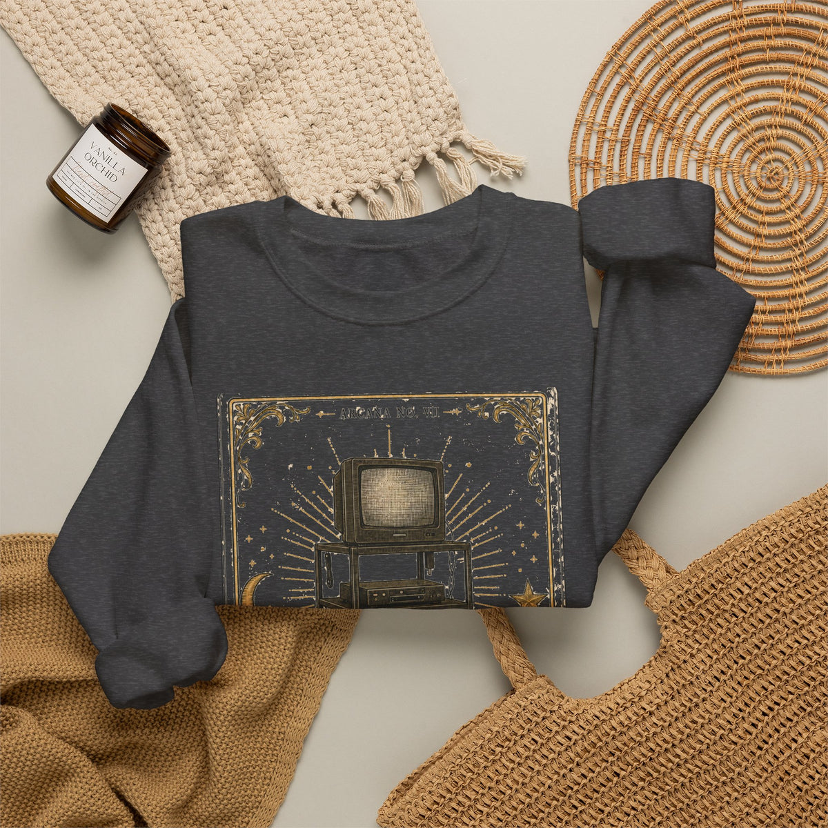 The Best Day Ever – Retro School TV Trolley Sweatshirt