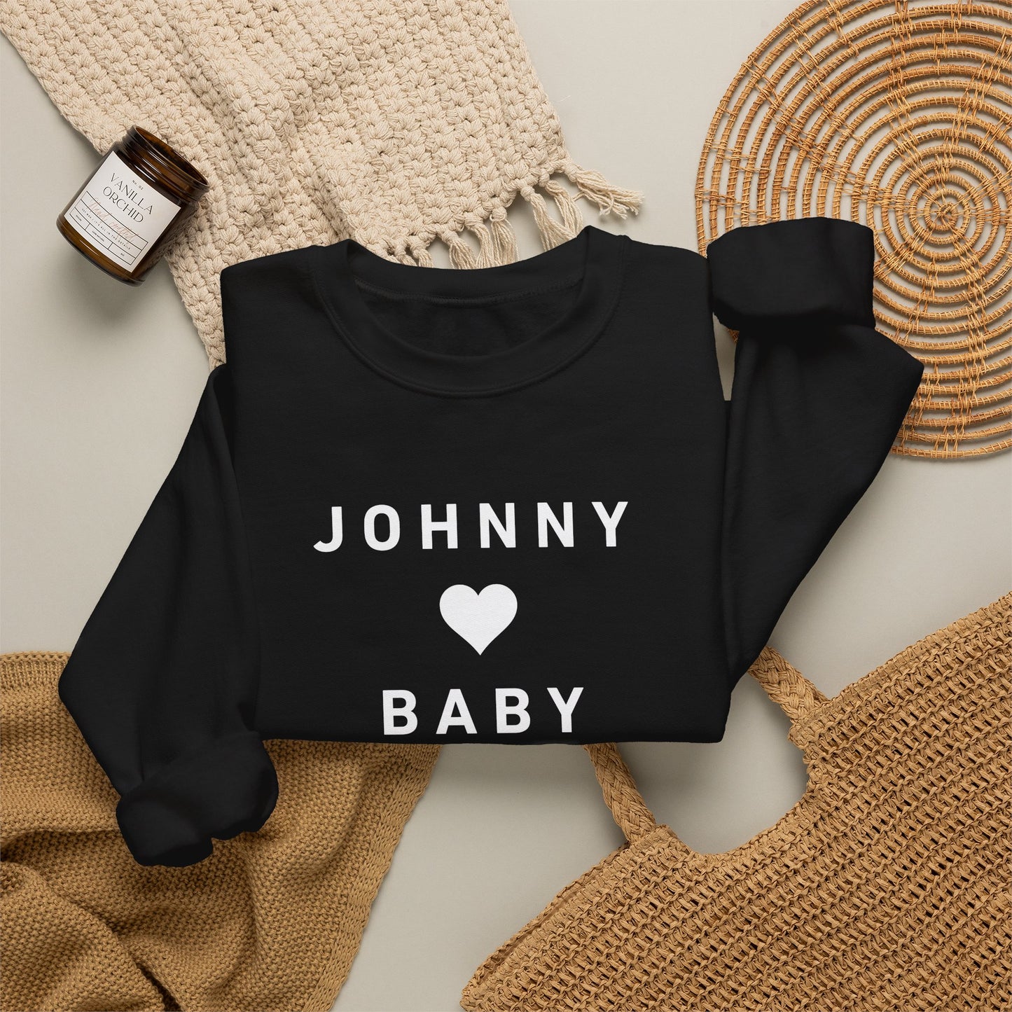 Johnny ❤️ Baby Nostalgia Sweatshirt | Tribute to an Iconic Movie Couple | Retro Romance Top
