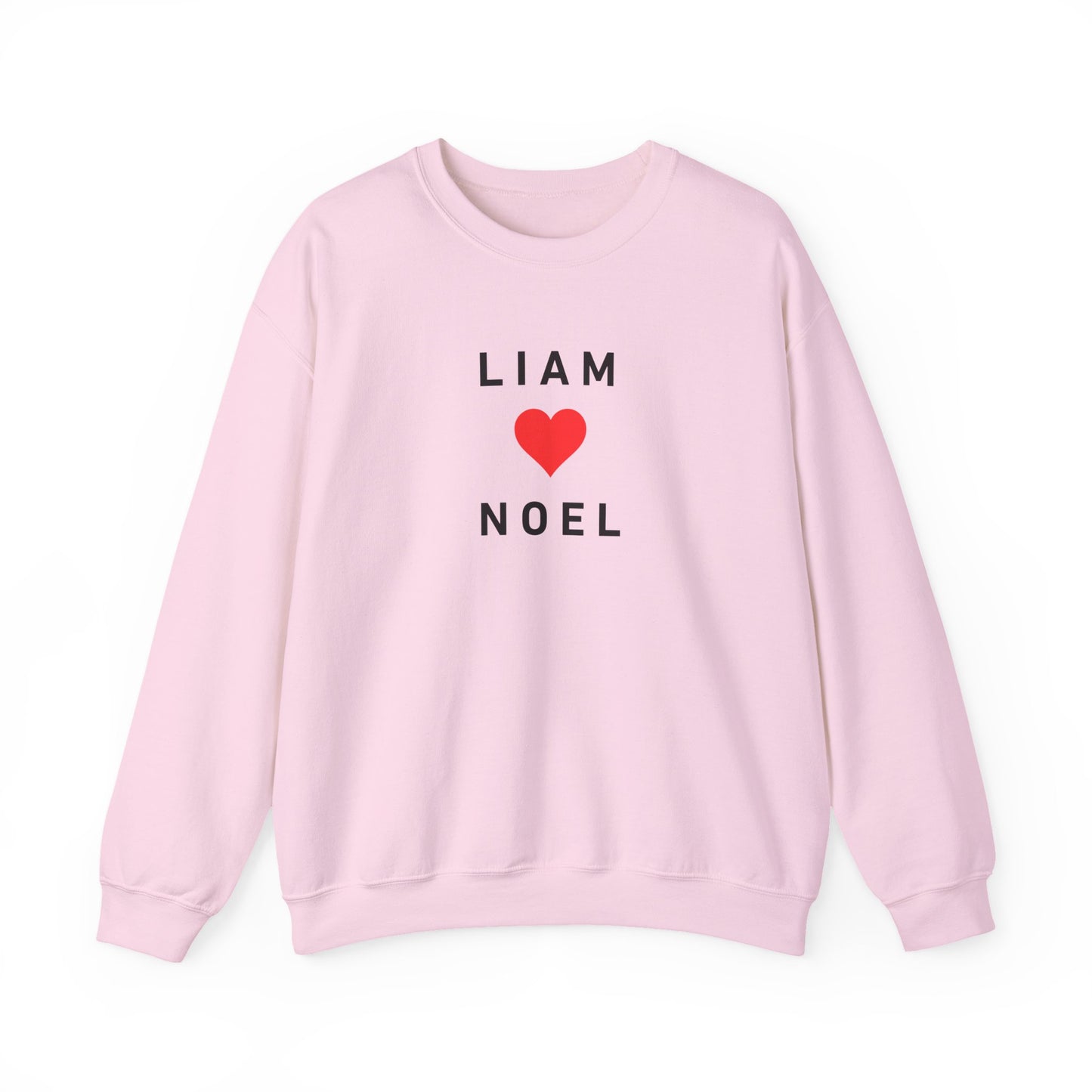 Liam ❤️ Noel Nostalgia Sweatshirt | Retro Music Lover Gift | Inspired by 90s Britpop.