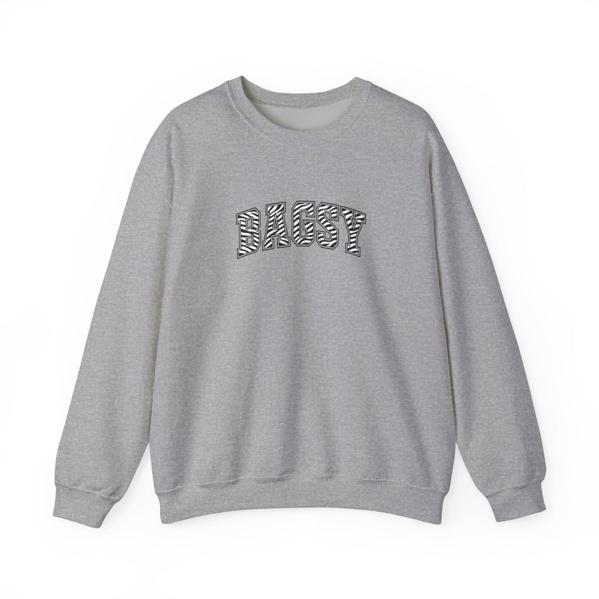 BAGSY Retro 90s Sweatshirt | Zebra print - You Know The One