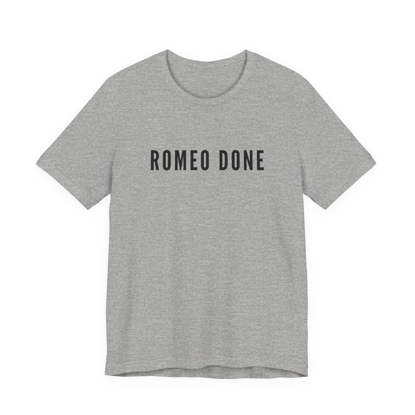 Romeo Done T-Shirt | UK Garage Nostalgia Tee | Early 2000s Slang Shirt | Funny British Gift | Y2K Rave Culture