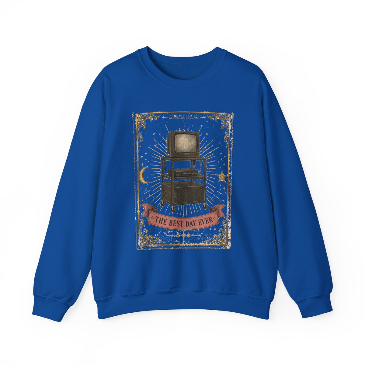 The Best Day Ever – Retro School TV Trolley Sweatshirt