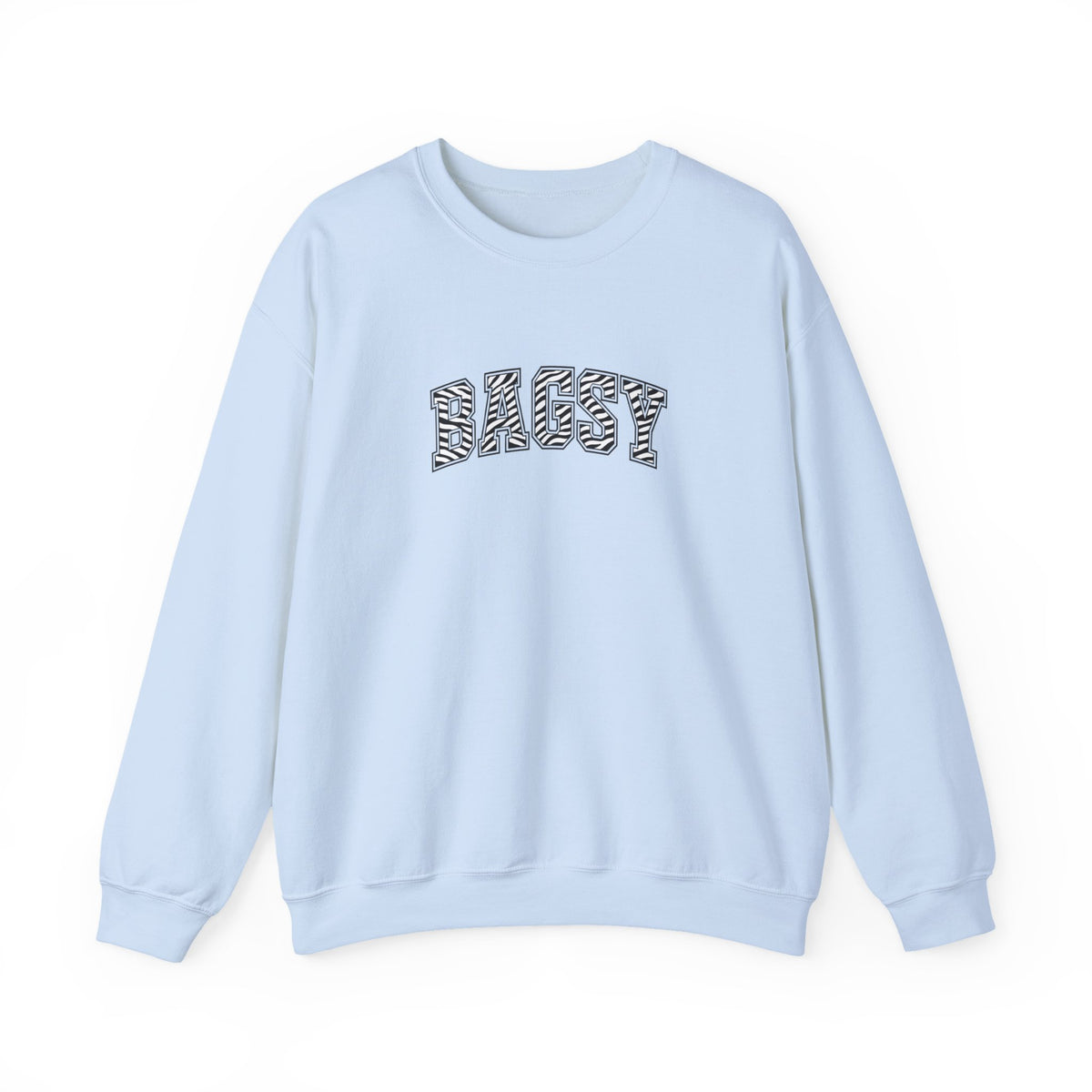 BAGSY Retro 90s Sweatshirt | Zebra print - You Know The One