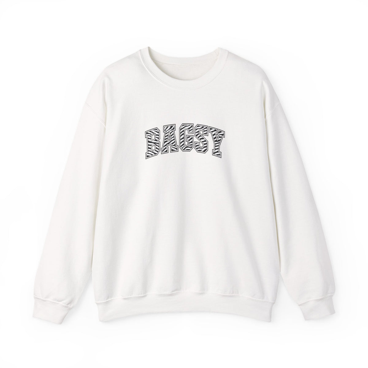 BAGSY Retro 90s Sweatshirt | Zebra print - You Know The One