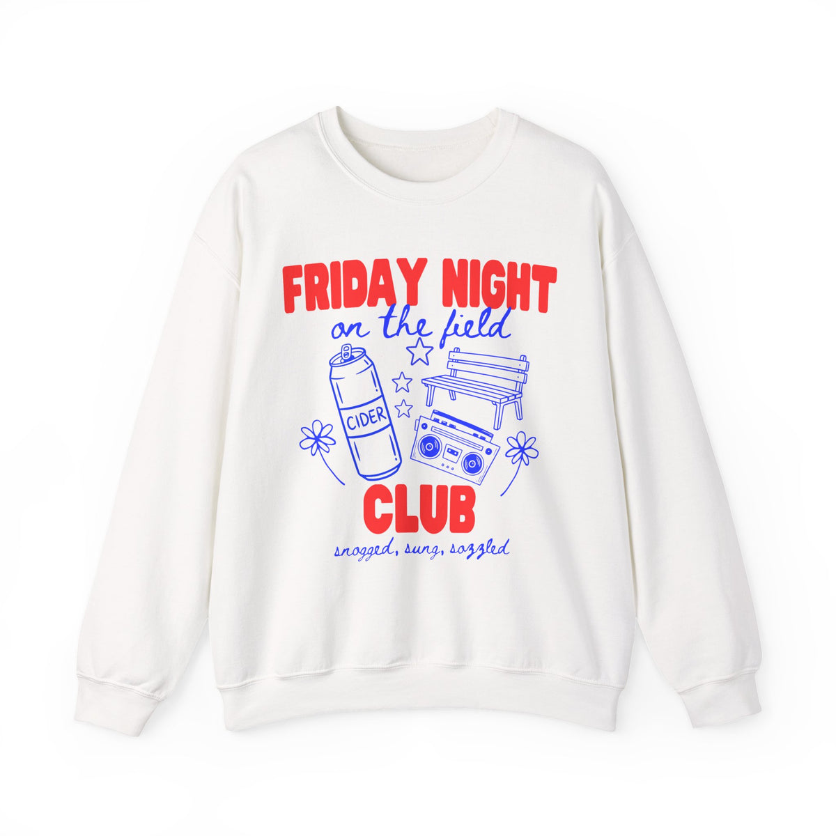 Friday Night Field Club Sweatshirt – 90s British Nostalgia Jumper