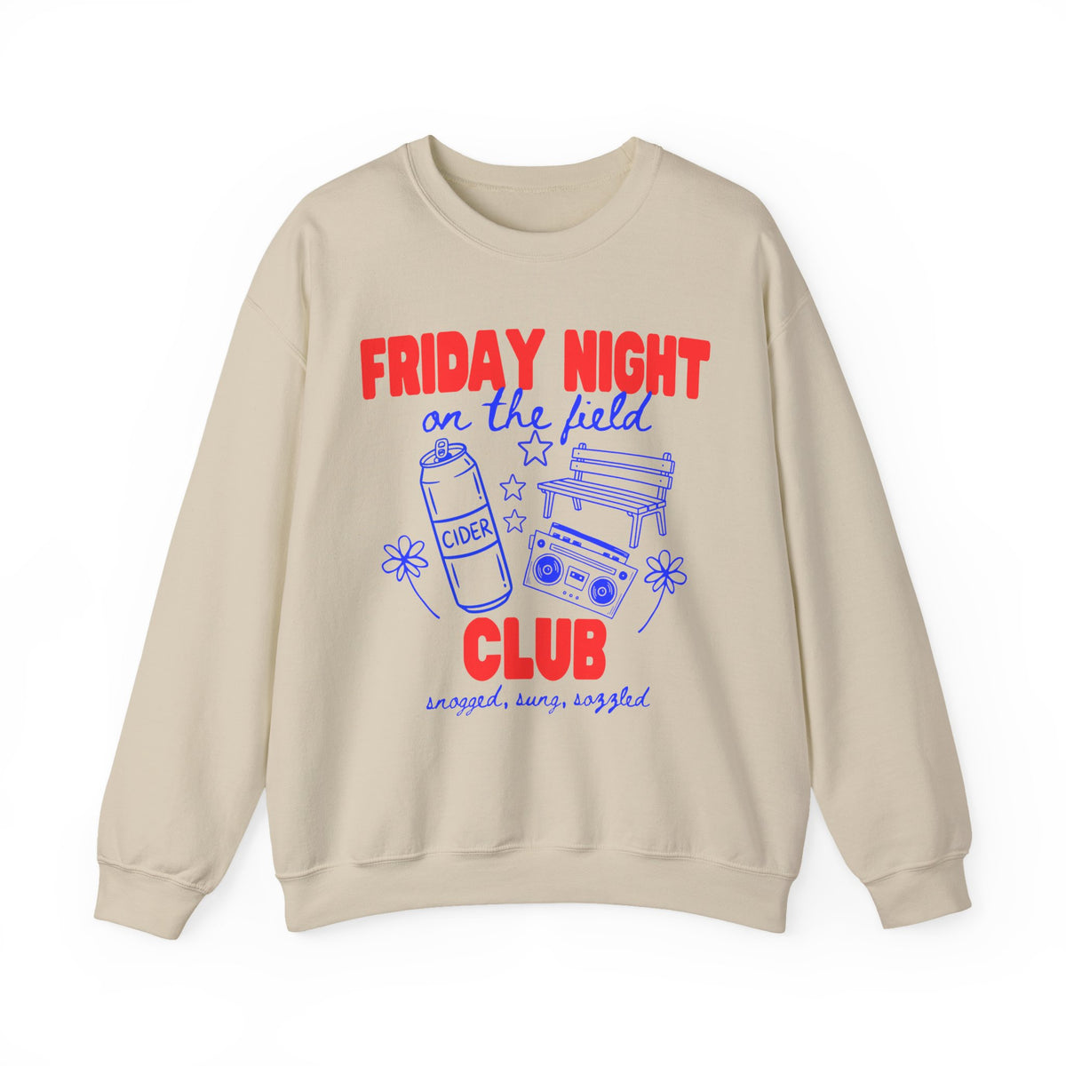 Friday Night Field Club Sweatshirt – 90s British Nostalgia Jumper