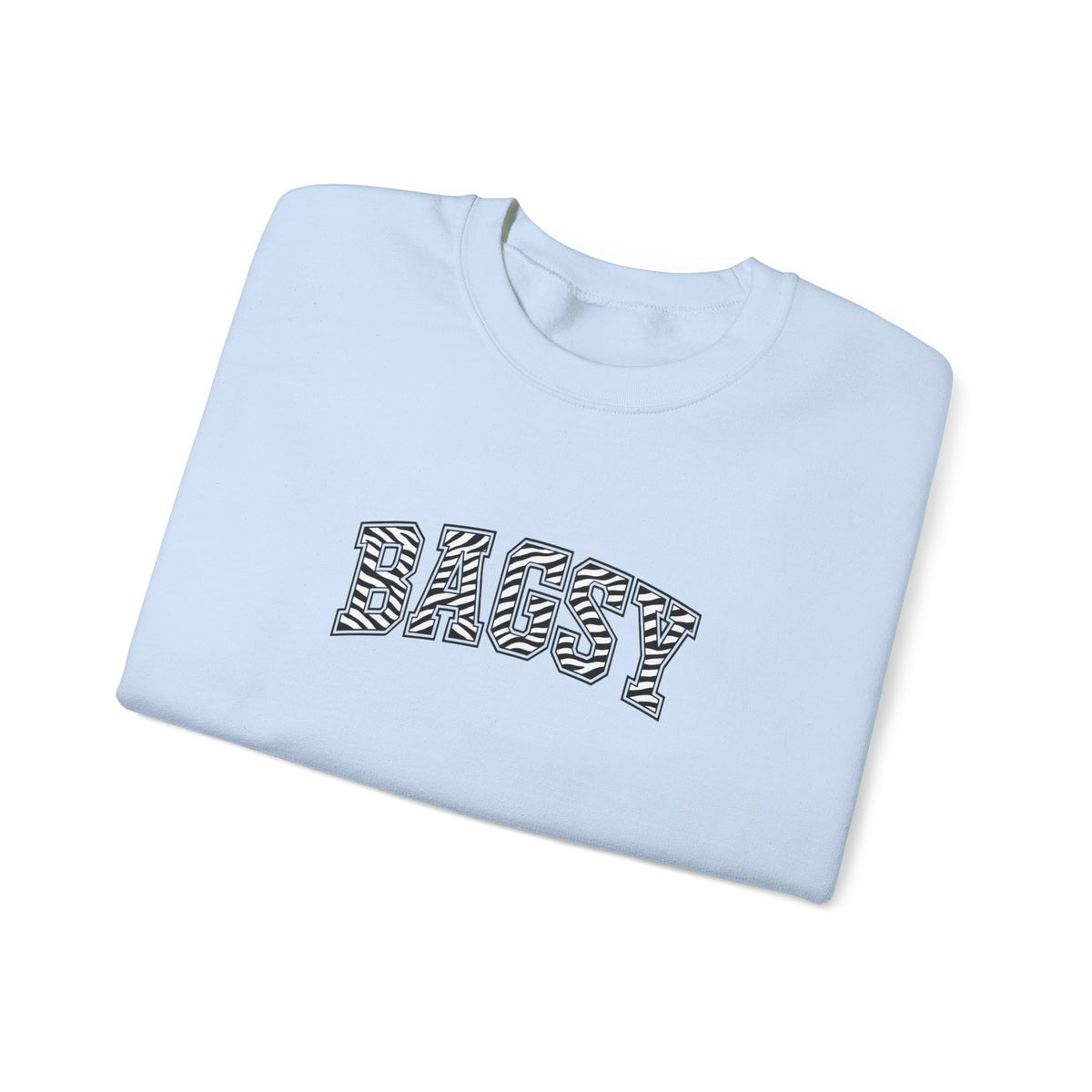 BAGSY Retro 90s Sweatshirt | Zebra print - You Know The One