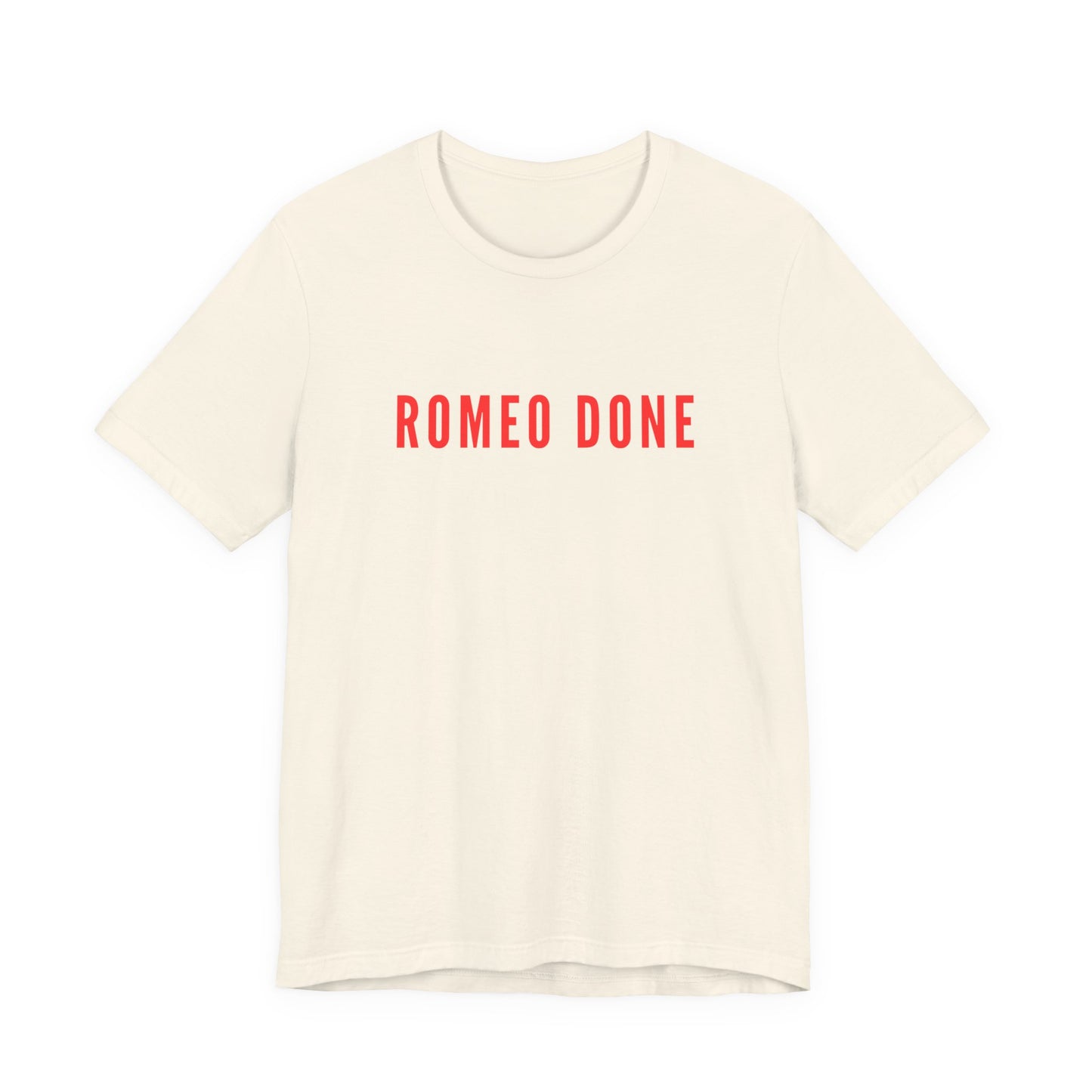 Romeo Done T-Shirt | UK Garage Nostalgia Tee | Early 2000s Slang Shirt | Funny British Gift | Y2K Rave Culture