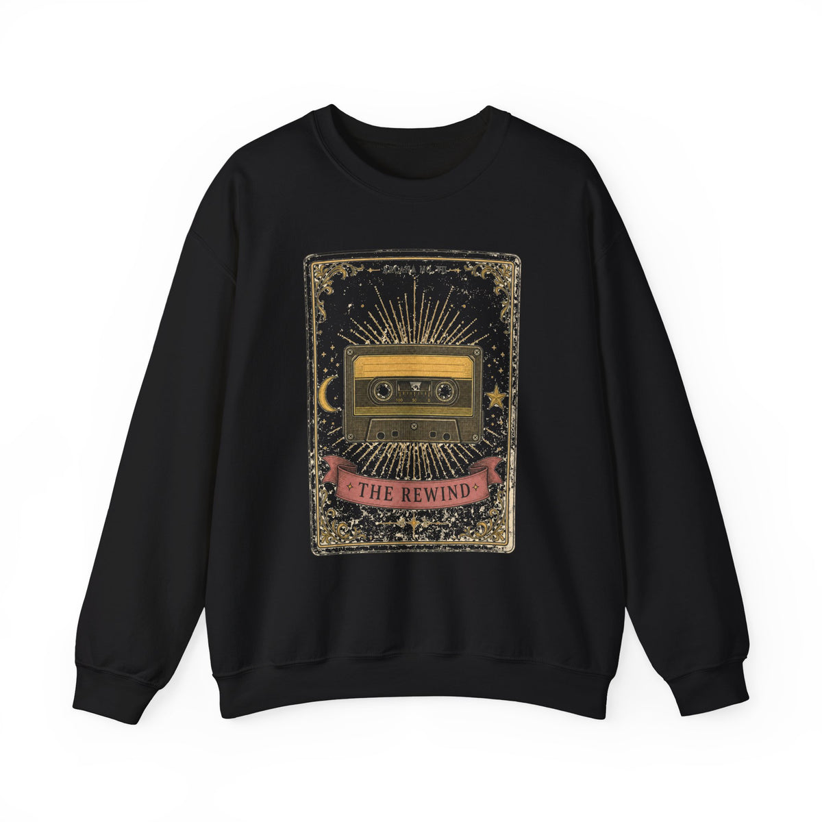 The Rewind – Tarot-Inspired Cassette Sweatshirt