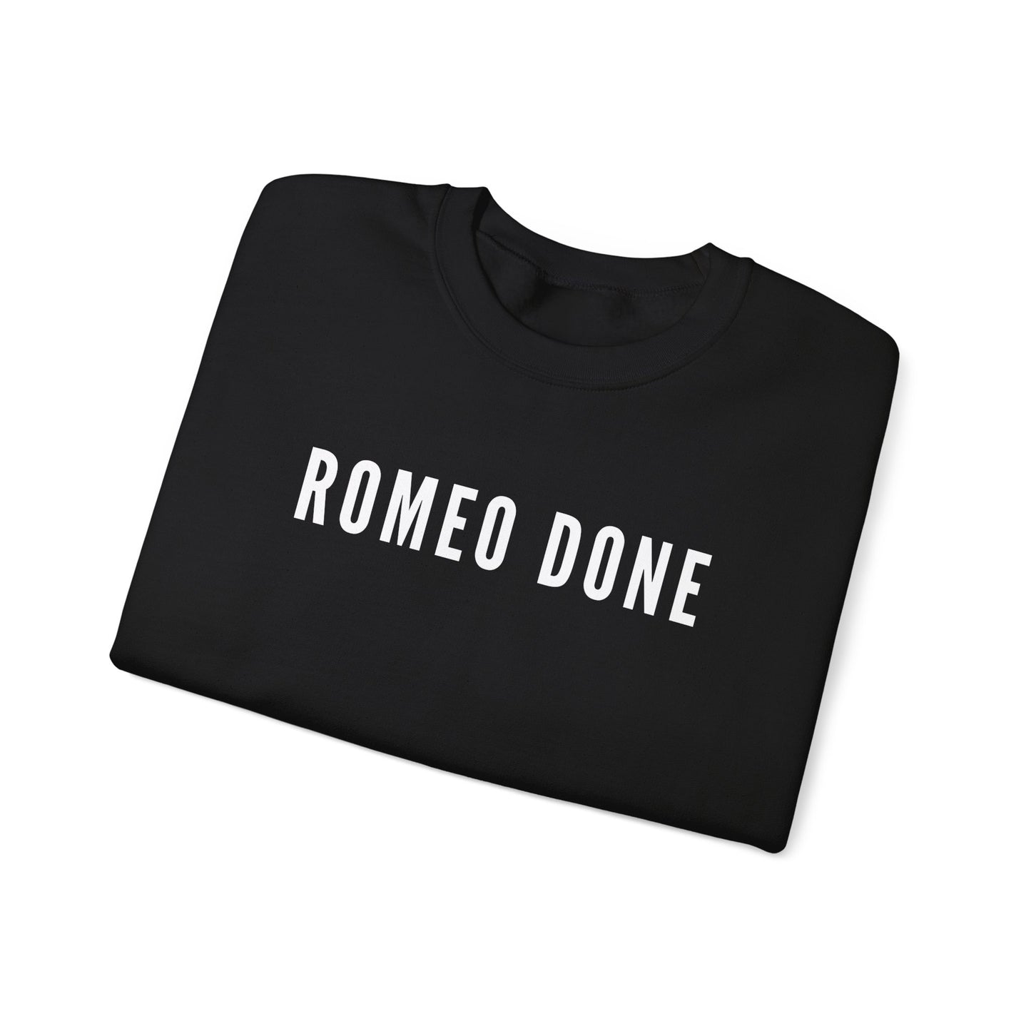 Romeo Done Sweatshirt | UK Garage Inspired Jumper | Y2K British Nostalgia | Funny 2000s Music Gift
