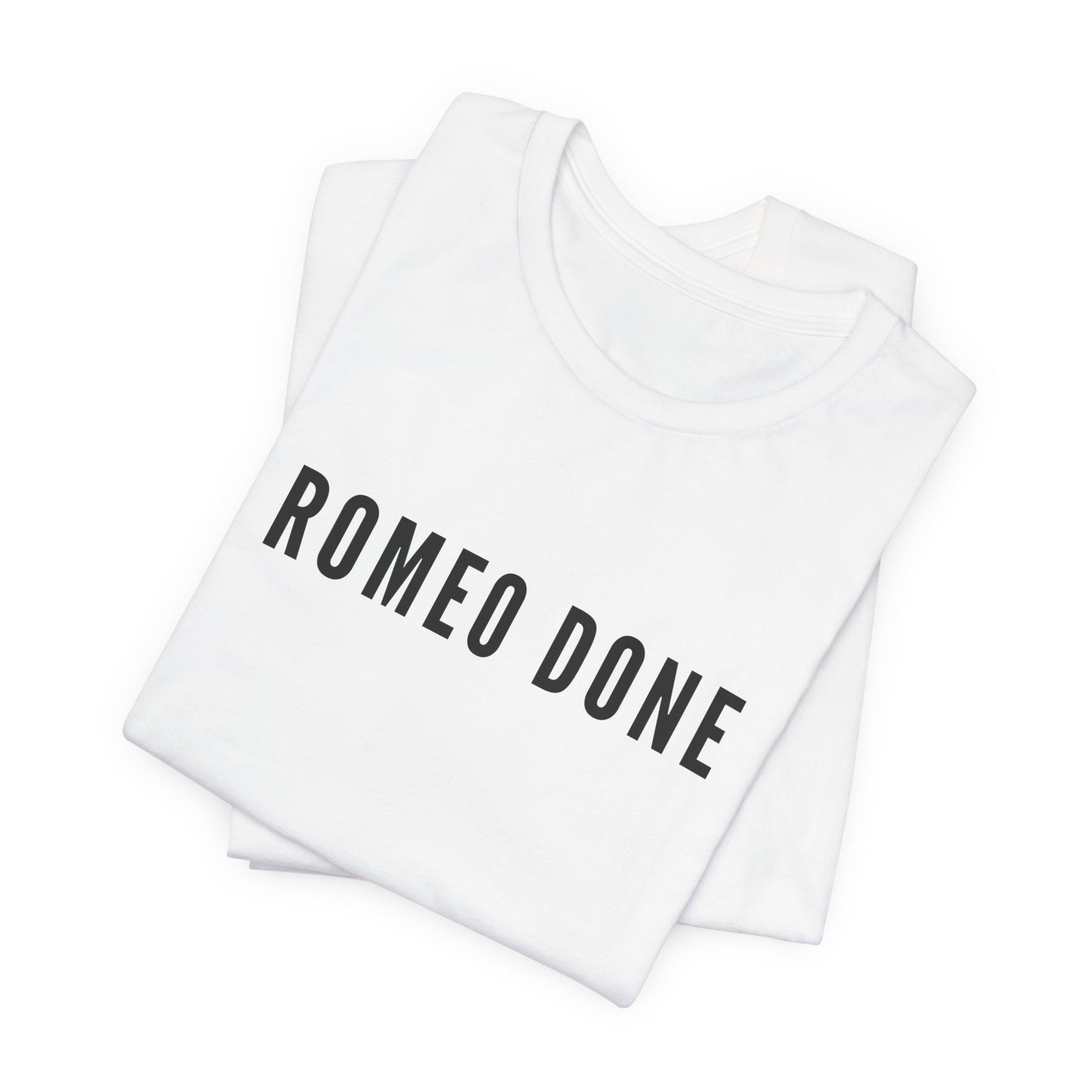 Romeo Done T-Shirt | UK Garage Nostalgia Tee | Early 2000s Slang Shirt | Funny British Gift | Y2K Rave Culture