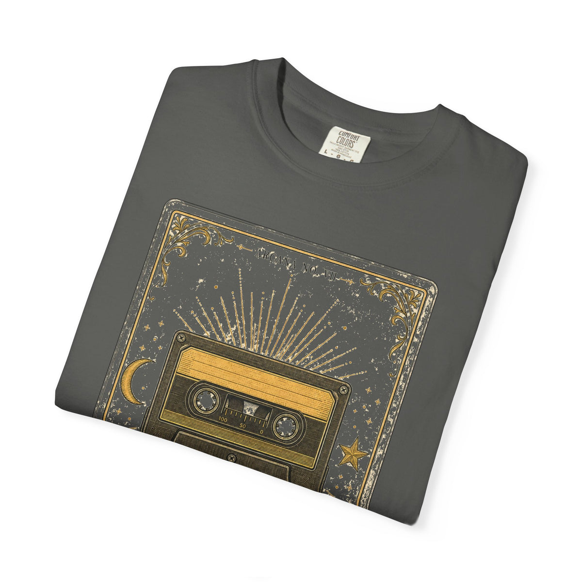 Retro Cassette T-Shirt, The Rewind Tarot Graphic Tee, 80s 90s Nostalgia Shirt