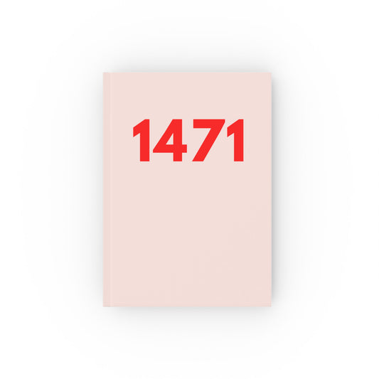 1471 Hardback Journal | UK Landline Nostalgia Notebook | 90s British Throwback Journal | Funny Retro Gift | You Know The One
