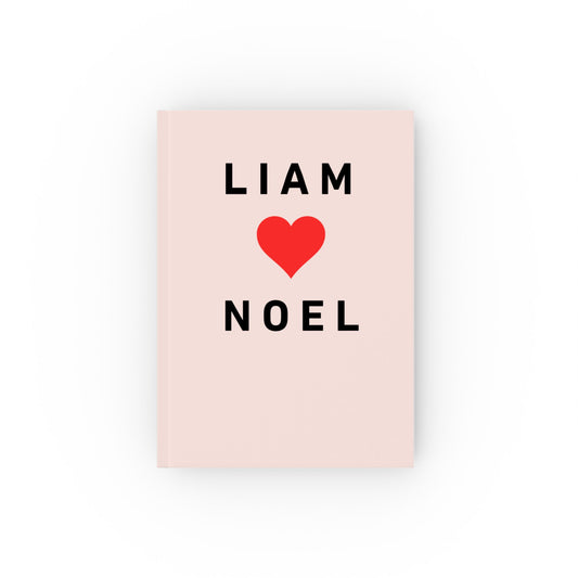 Liam ❤️ Noel Nostalgia Notebook | Retro Music Lover Gift | Inspired by 90s Britpop.