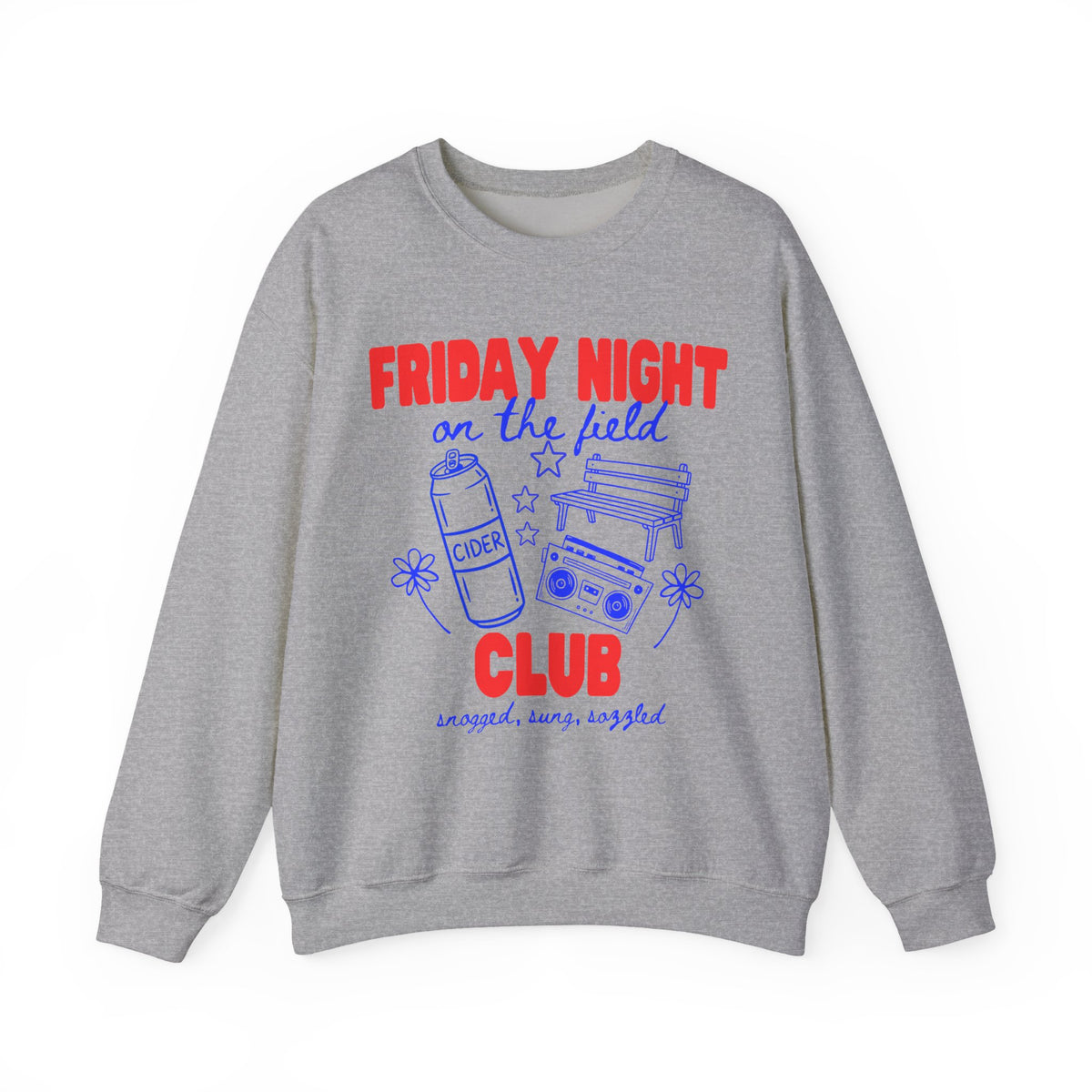 Friday Night Field Club Sweatshirt – 90s British Nostalgia Jumper