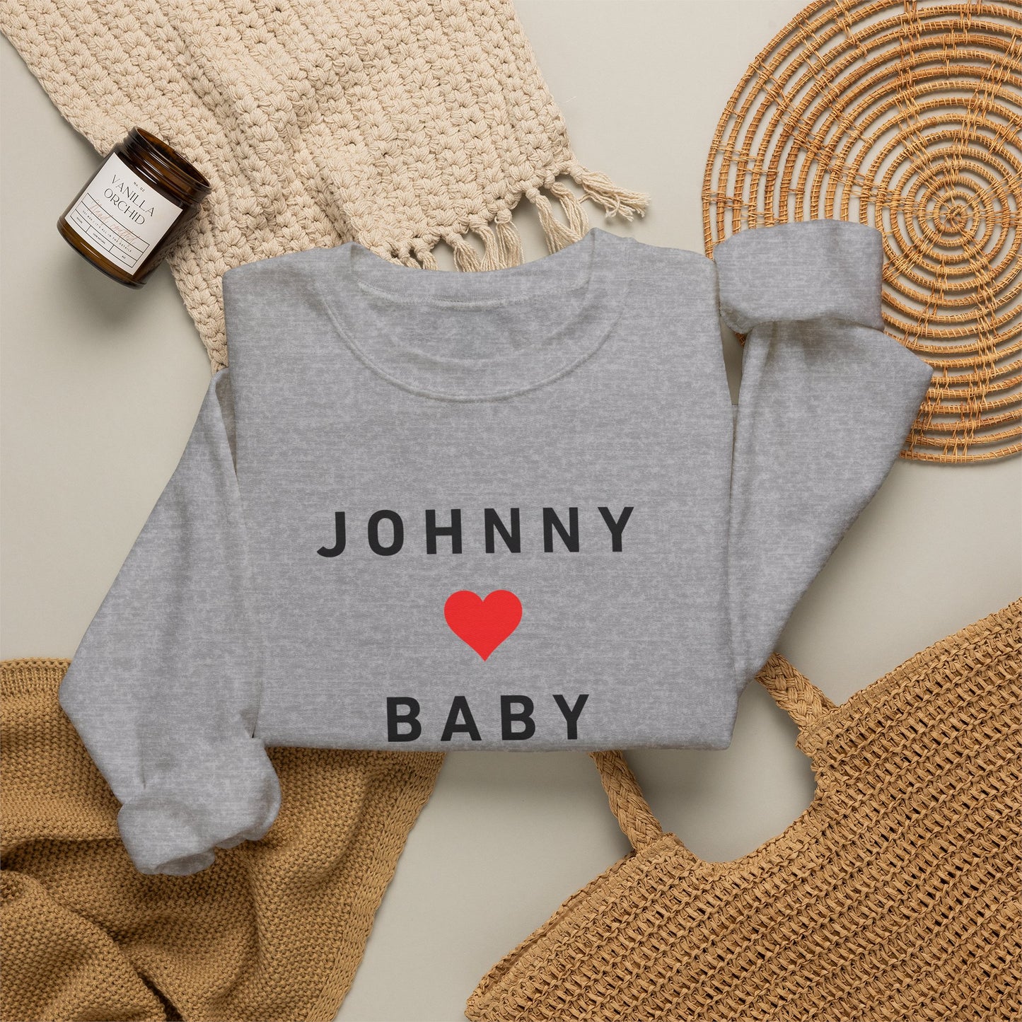 Johnny ❤️ Baby Nostalgia Sweatshirt | Tribute to an Iconic Movie Couple | Retro Romance Top