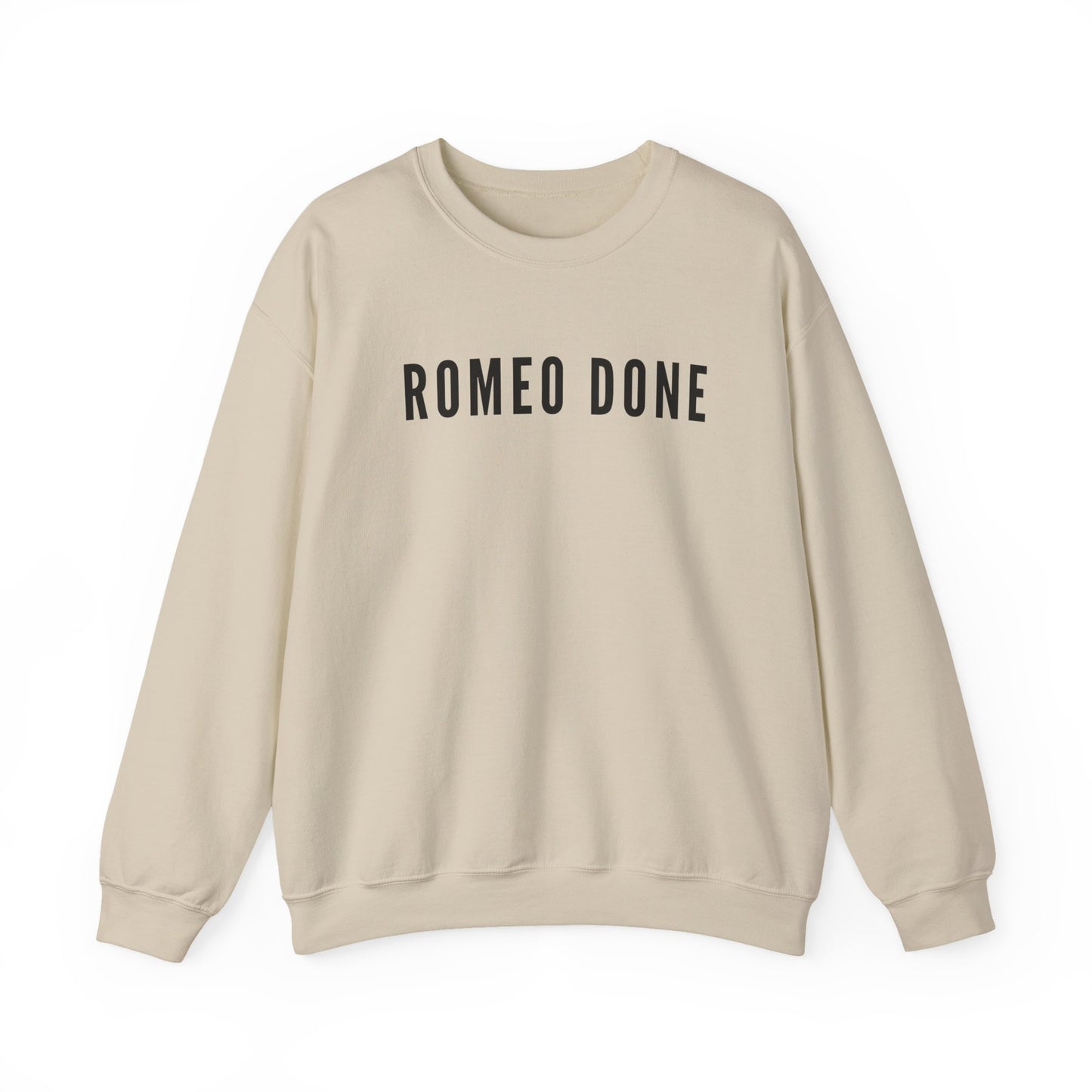 Romeo Done Sweatshirt | UK Garage Inspired Jumper | Y2K British Nostalgia | Funny 2000s Music Gift