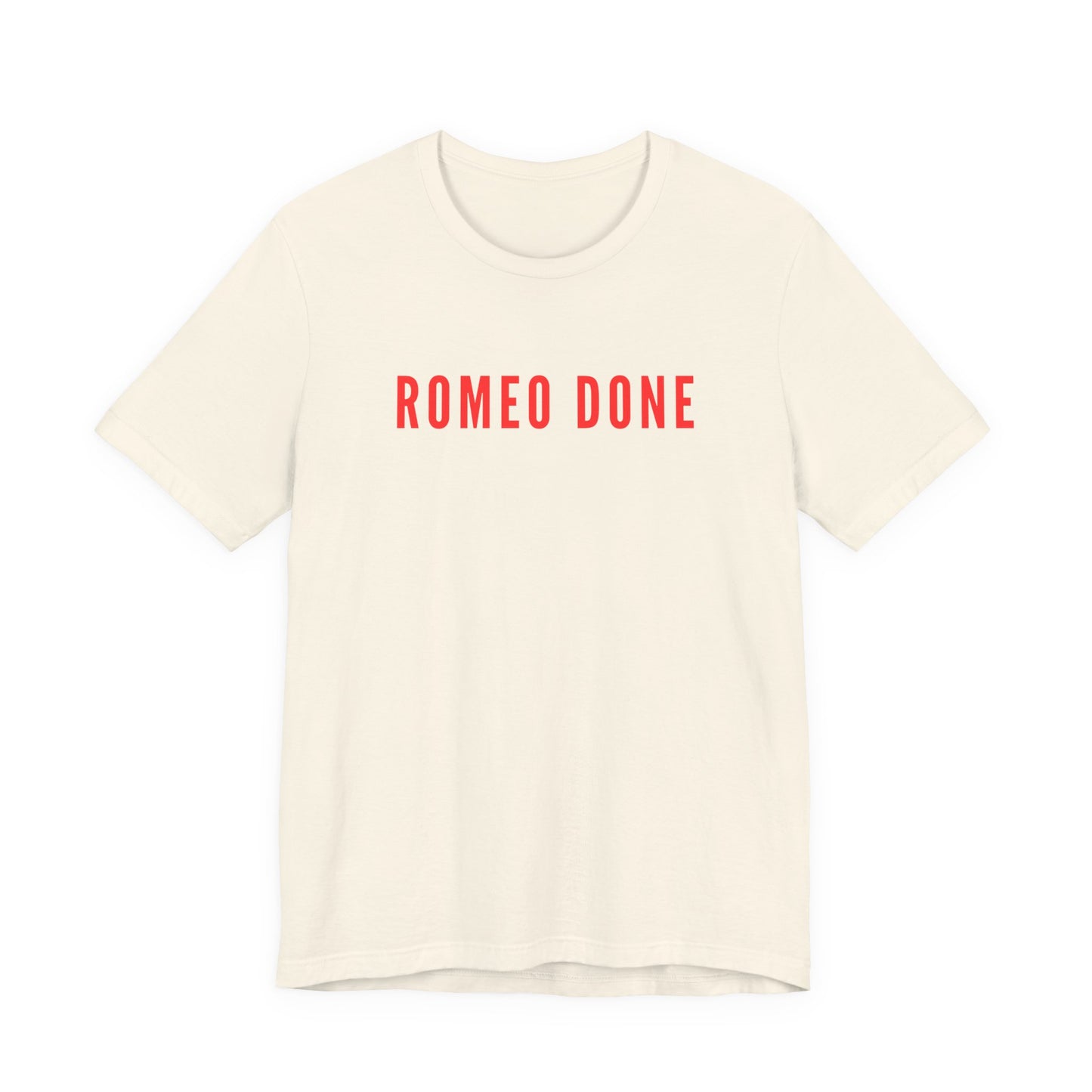 Romeo Done T-Shirt | UK Garage Nostalgia Tee | Early 2000s Slang Shirt | Funny British Gift | Y2K Rave Culture