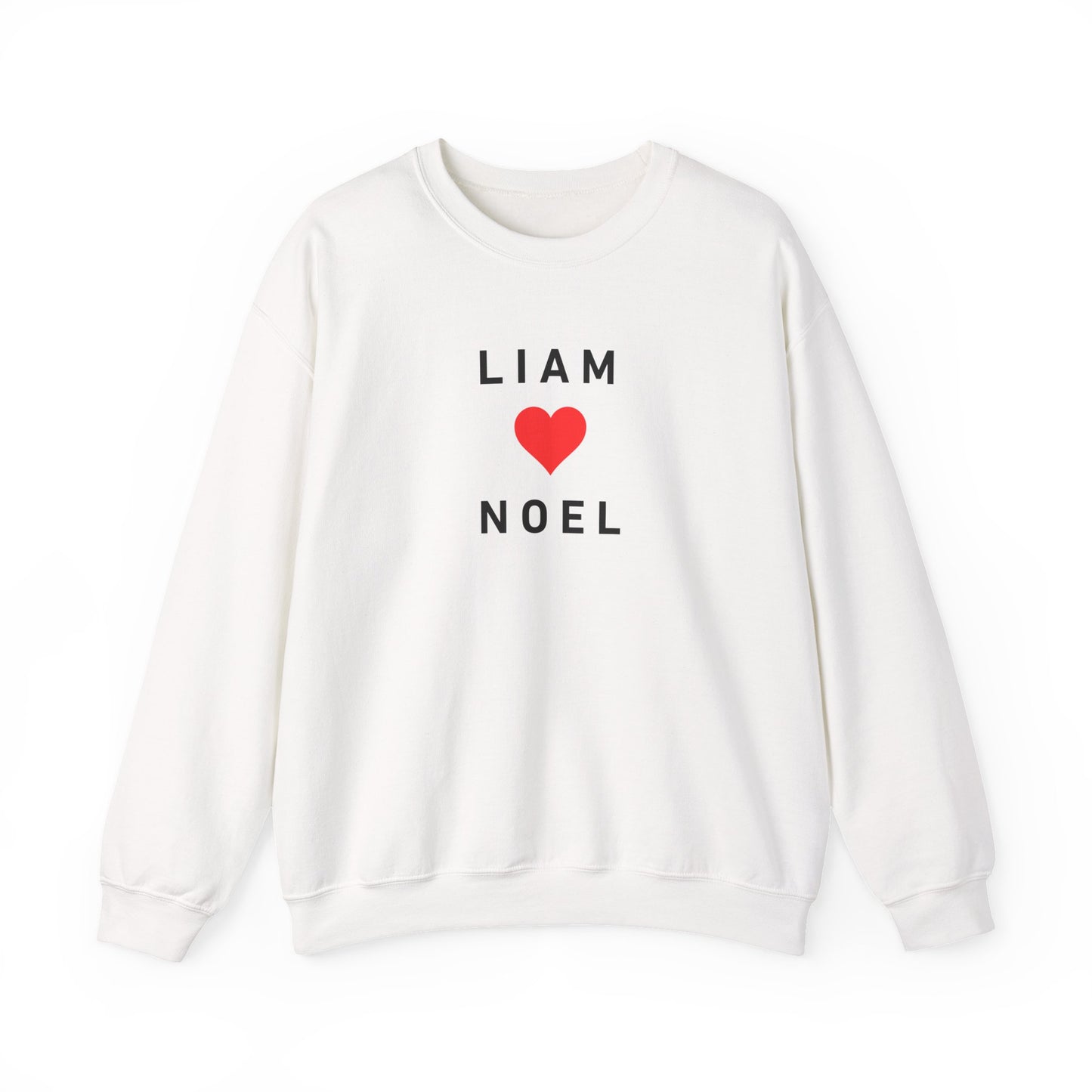 Liam ❤️ Noel Nostalgia Sweatshirt | Retro Music Lover Gift | Inspired by 90s Britpop.