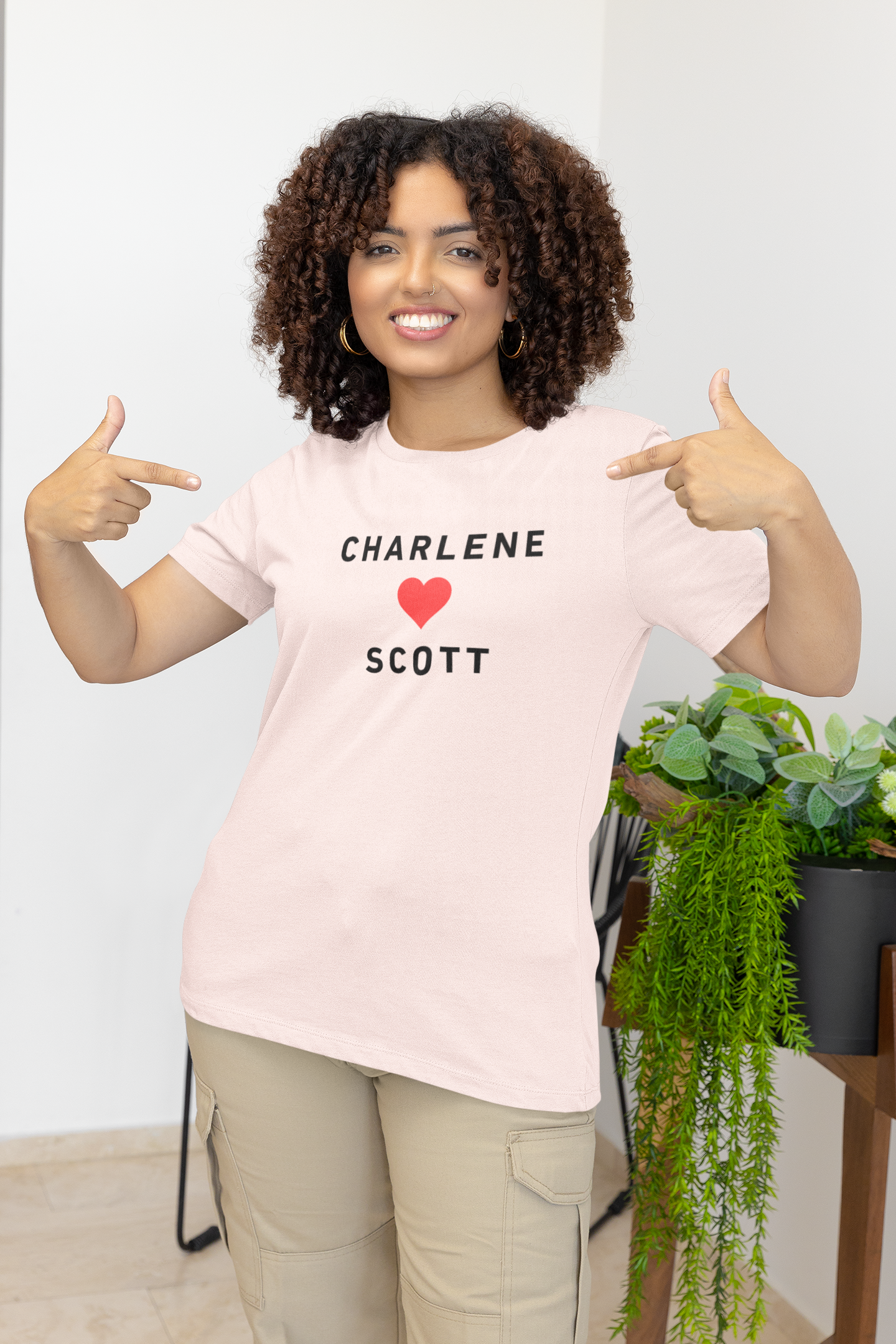 Scott and Charlene Retro Romance T-Shirt