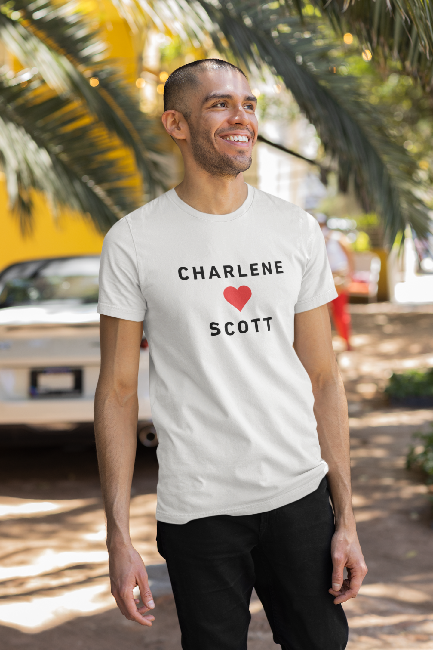 Scott and Charlene Retro Romance T-Shirt