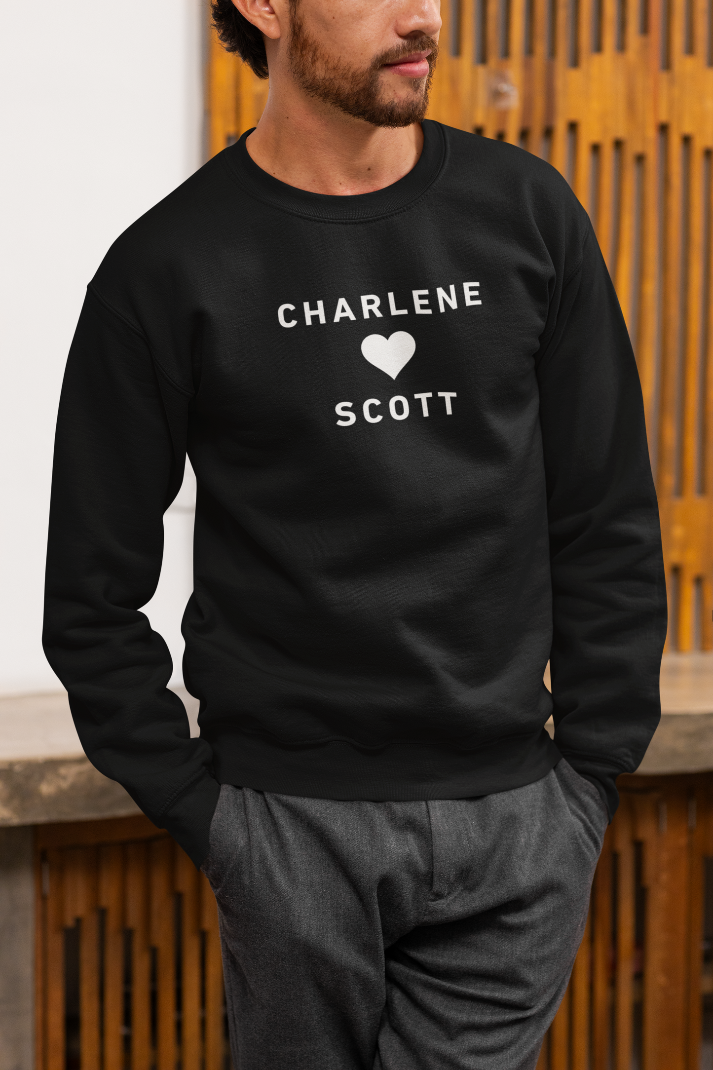 Scott and Charlene Retro Romance Sweatshirt