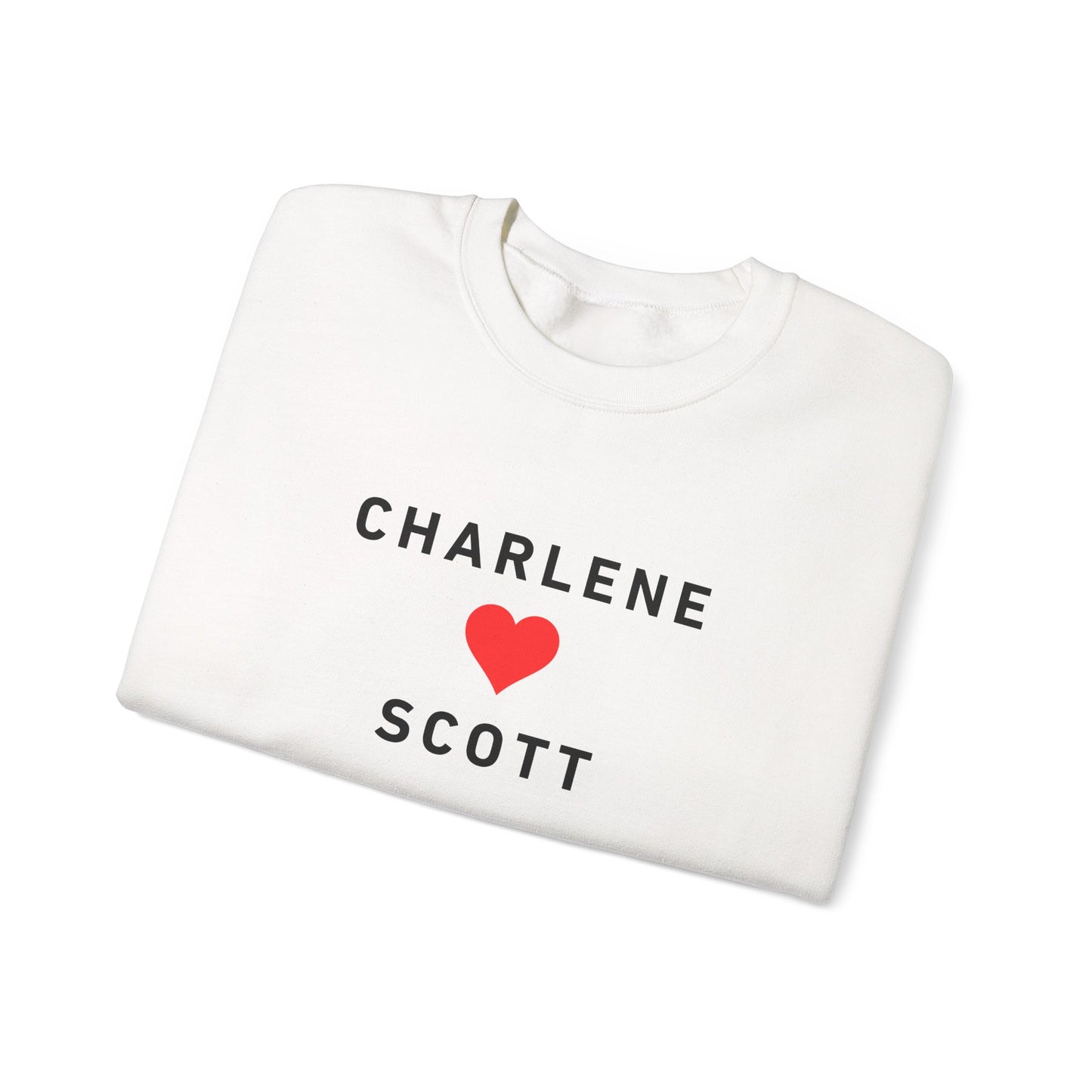 Scott and Charlene Retro Romance Sweatshirt