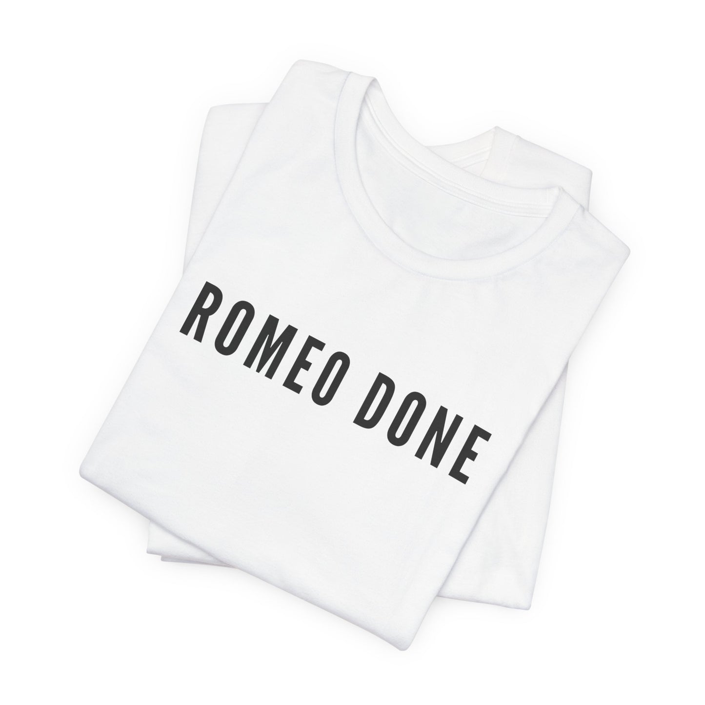 Romeo Done T-Shirt | UK Garage Nostalgia Tee | Early 2000s Slang Shirt | Funny British Gift | Y2K Rave Culture