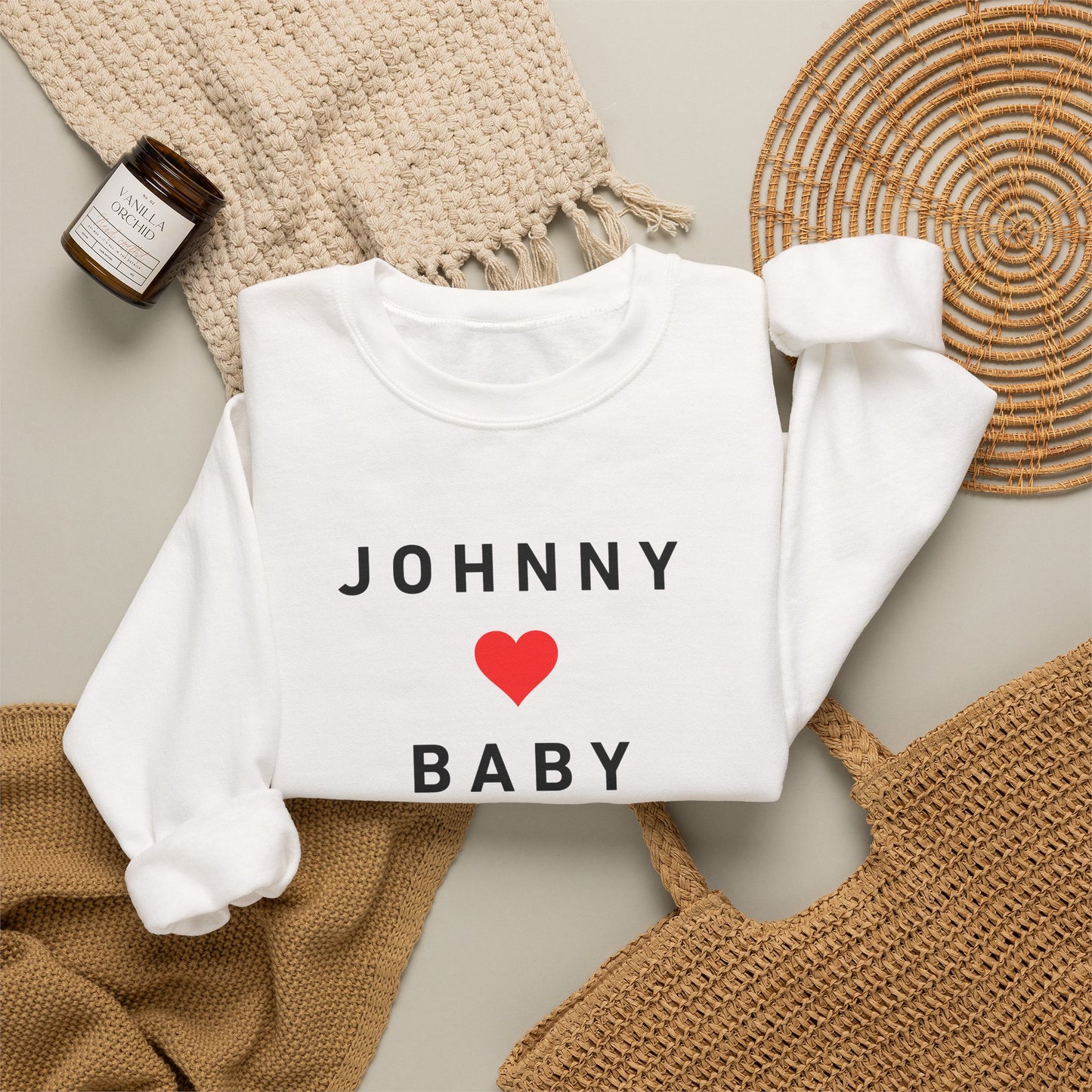 Johnny ❤️ Baby Nostalgia Sweatshirt | Tribute to an Iconic Movie Couple | Retro Romance Top