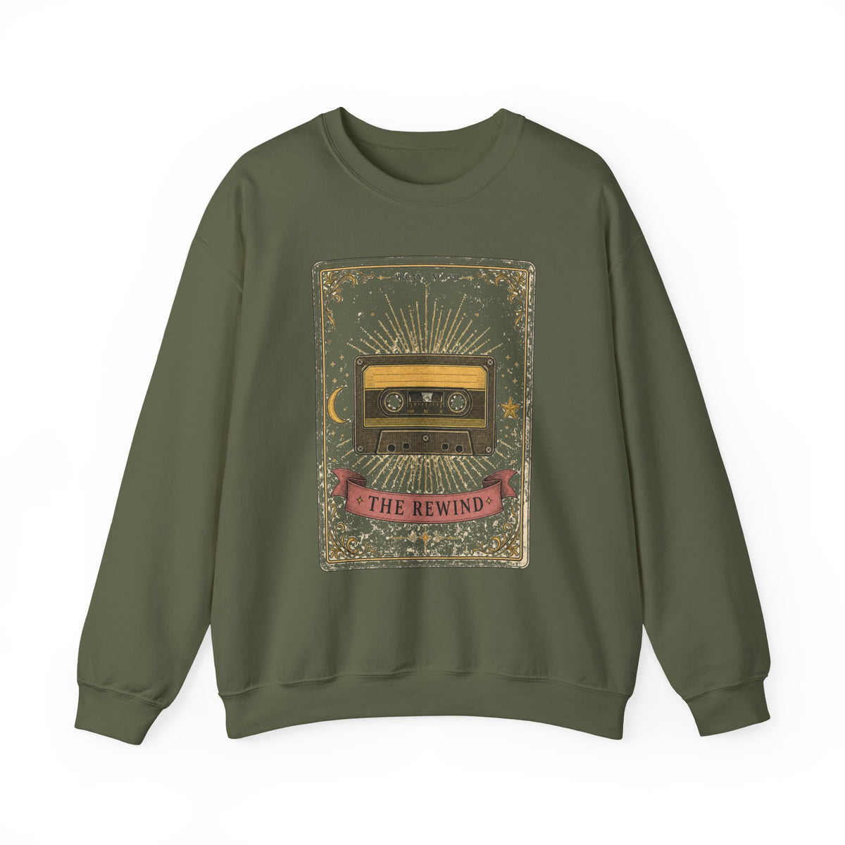 The Rewind – Tarot-Inspired Cassette Sweatshirt