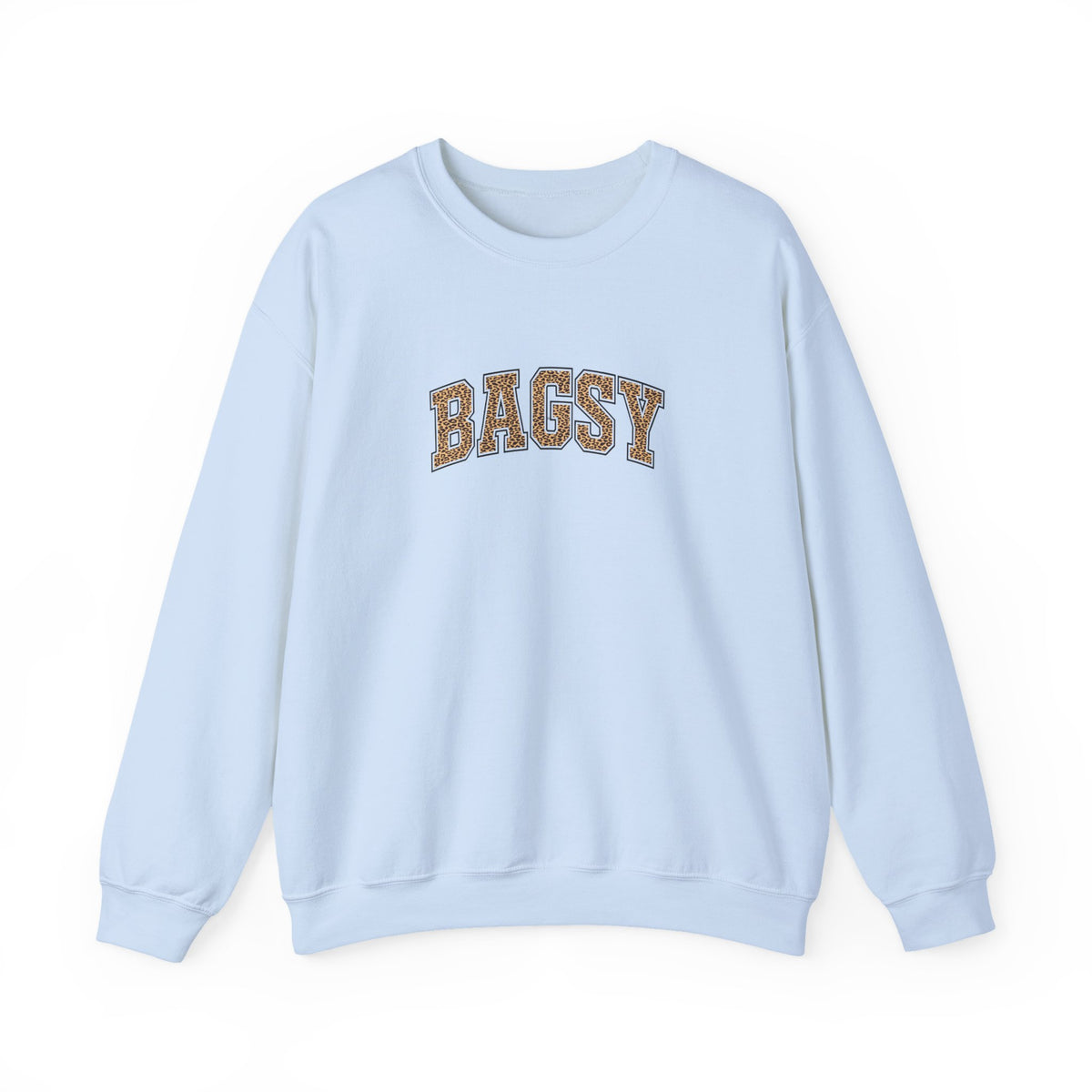 BAGSY Retro 90s Varsity Sweatshirt | Leopard Print | You Know The One
