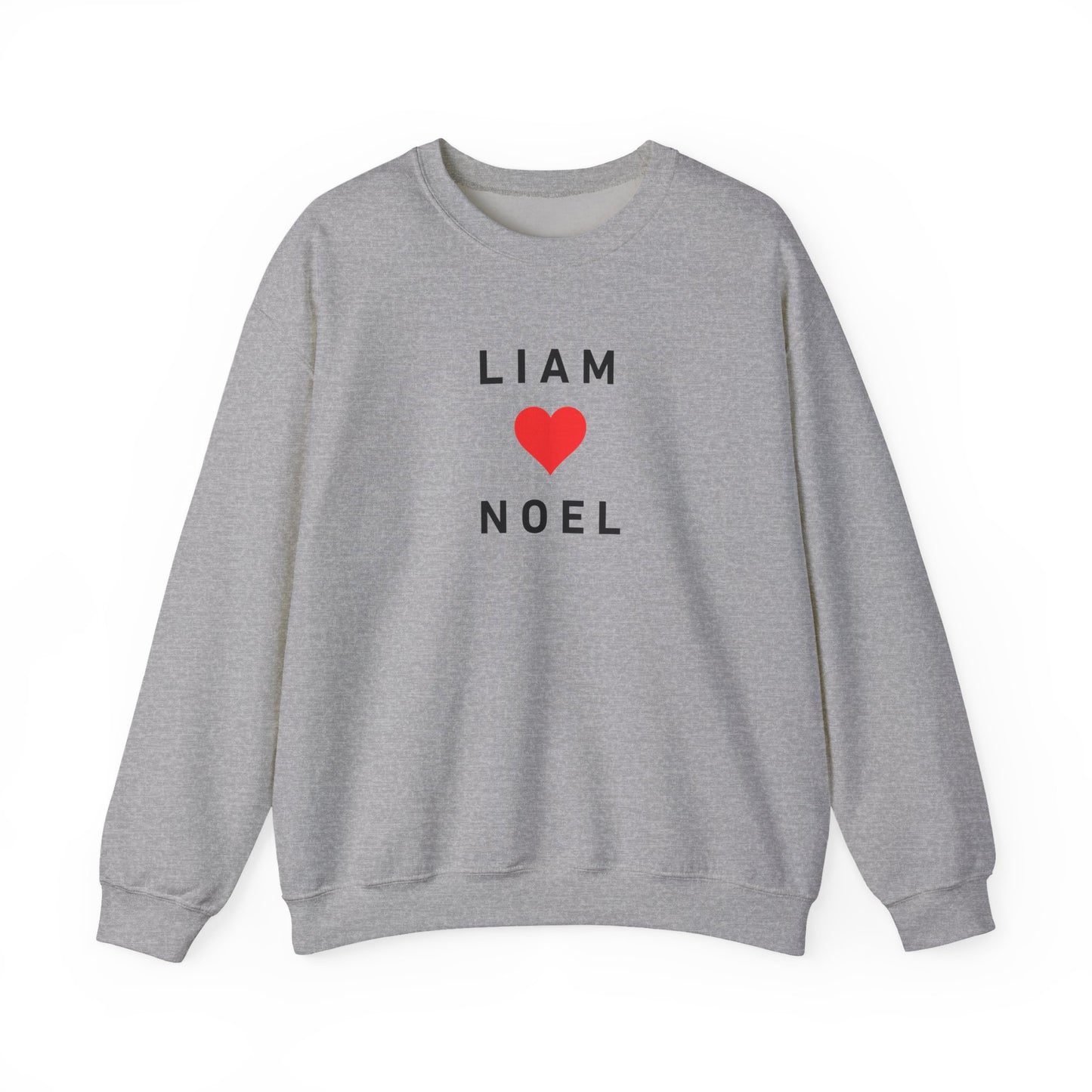 Liam ❤️ Noel Nostalgia Sweatshirt | Retro Music Lover Gift | Inspired by 90s Britpop.