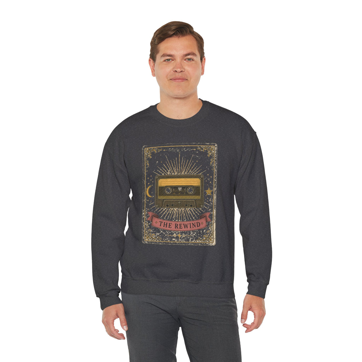 The Rewind – Tarot-Inspired Cassette Sweatshirt