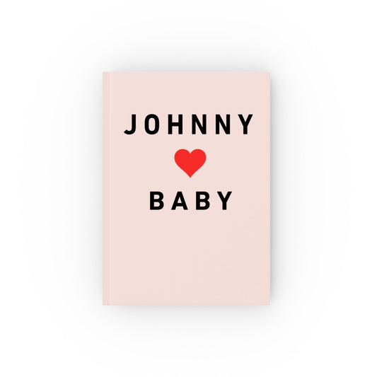Johnny ❤️ Baby Nostalgia Hardback Journal | Tribute to an Iconic Movie Couple | Retro Romance Notebook