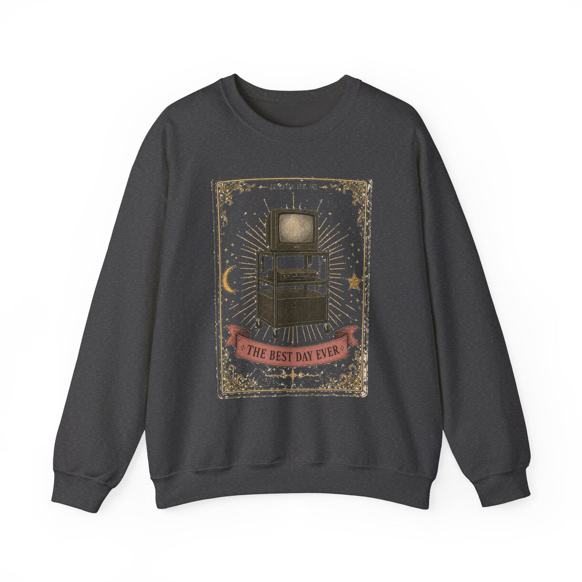 The Best Day Ever – Retro School TV Trolley Sweatshirt