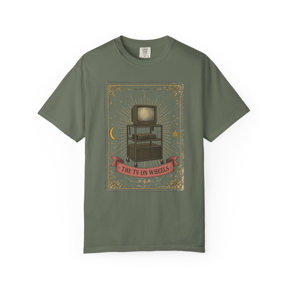 The TV on Wheels – Retro School Graphic T-Shirt