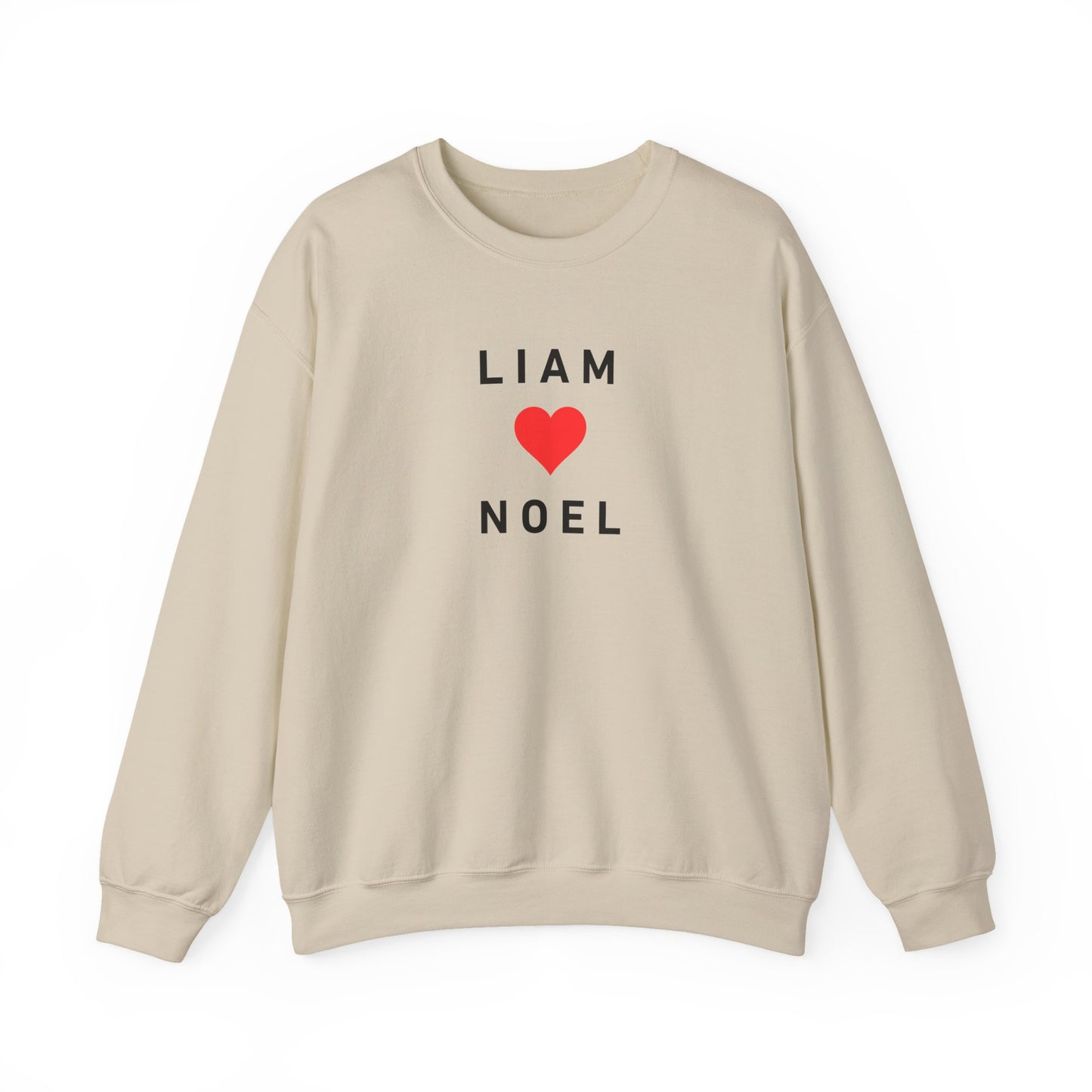 Liam ❤️ Noel Nostalgia Sweatshirt | Retro Music Lover Gift | Inspired by 90s Britpop.