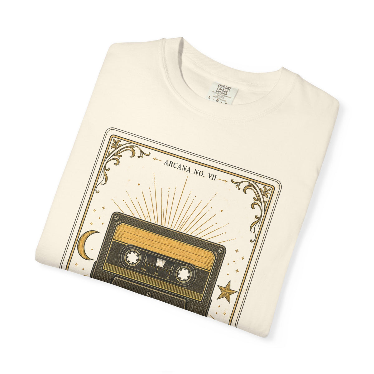 Retro Cassette T-Shirt, The Rewind Tarot Graphic Tee, 80s 90s Nostalgia Shirt