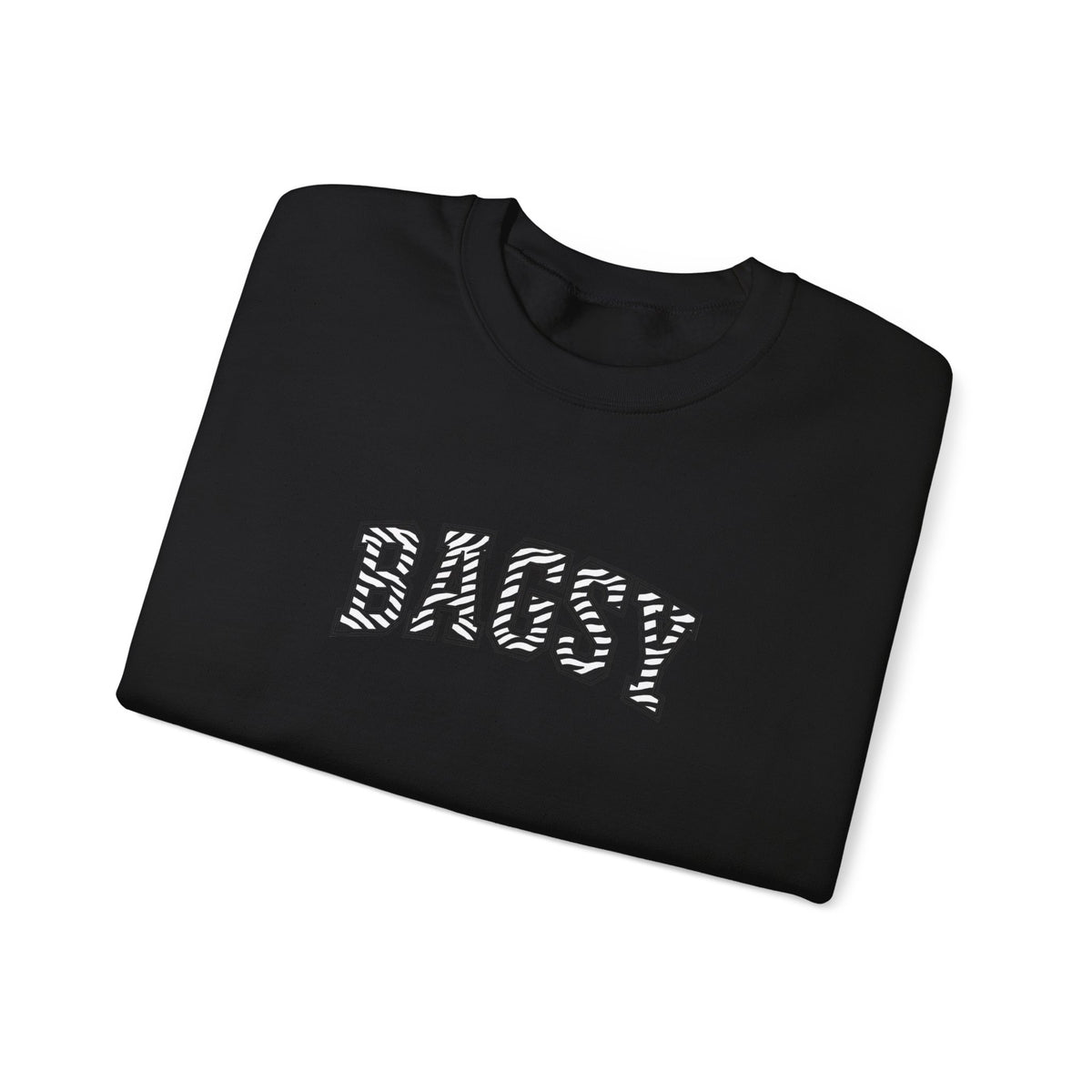 BAGSY Retro 90s Sweatshirt | Zebra print - You Know The One