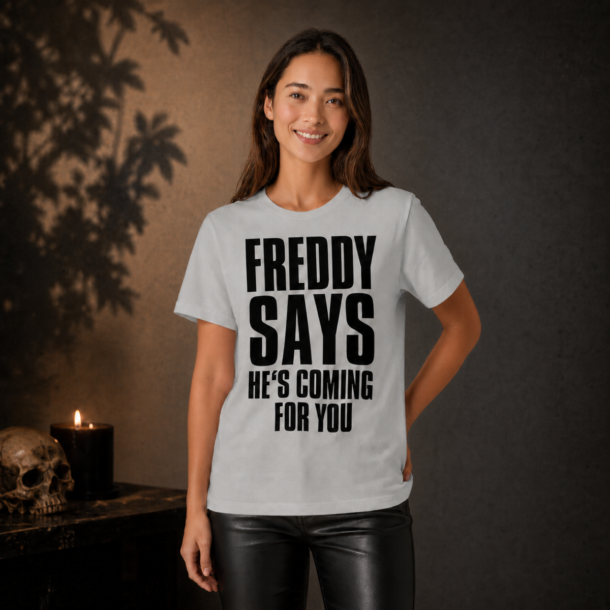 Freddy Krueger Halloween T Shirt, Horror Movie Shirt, Freddy Says He's Coming for You, 80s Horror Tee