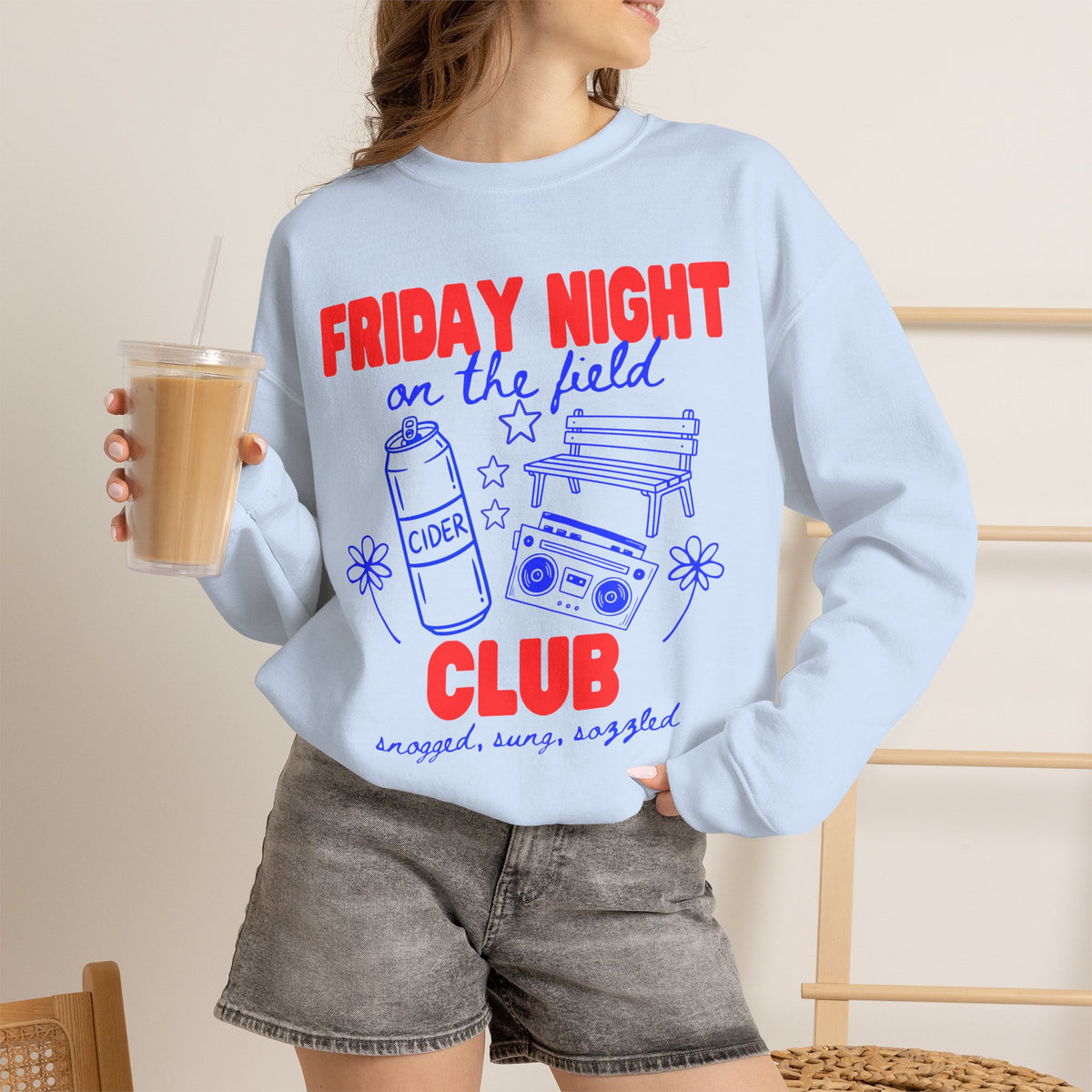 Friday Night Field Club Sweatshirt – 90s British Nostalgia Jumper