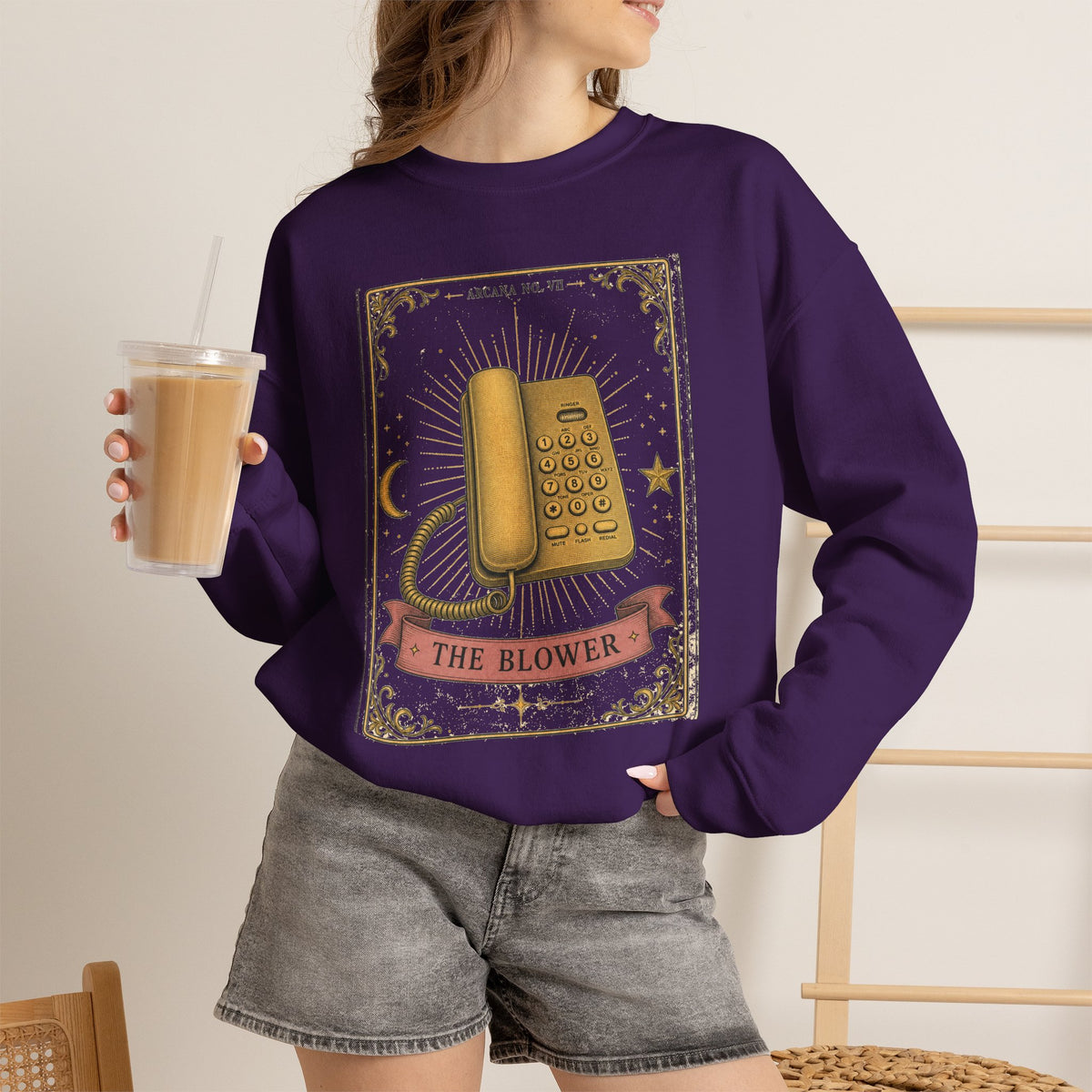 The Blower – Vintage Telephone Graphic Sweatshirt