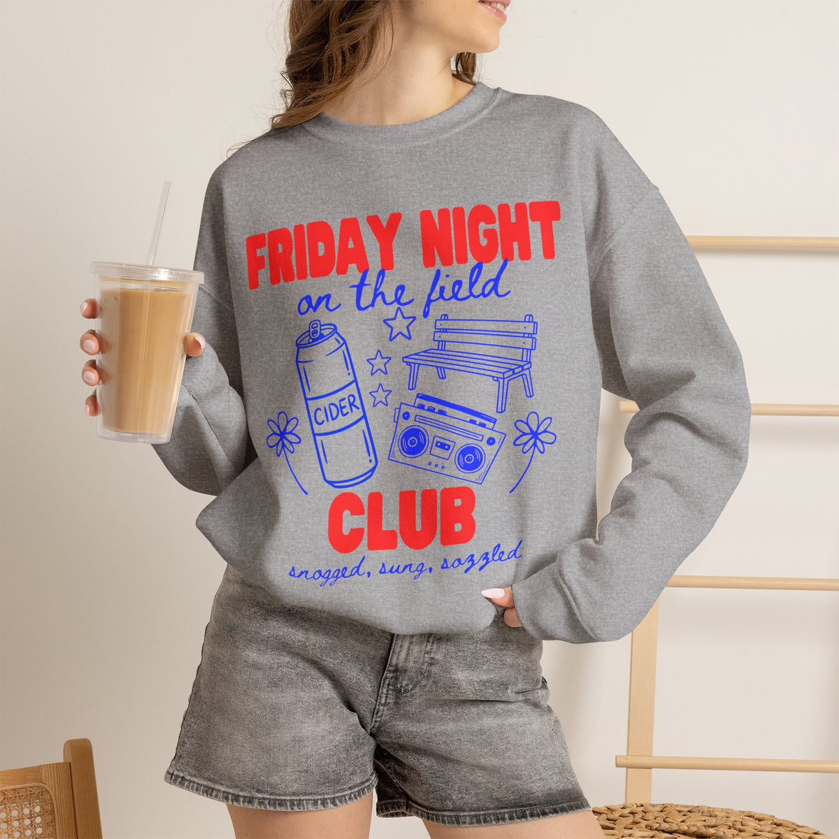 Friday Night Field Club Sweatshirt – 90s British Nostalgia Jumper