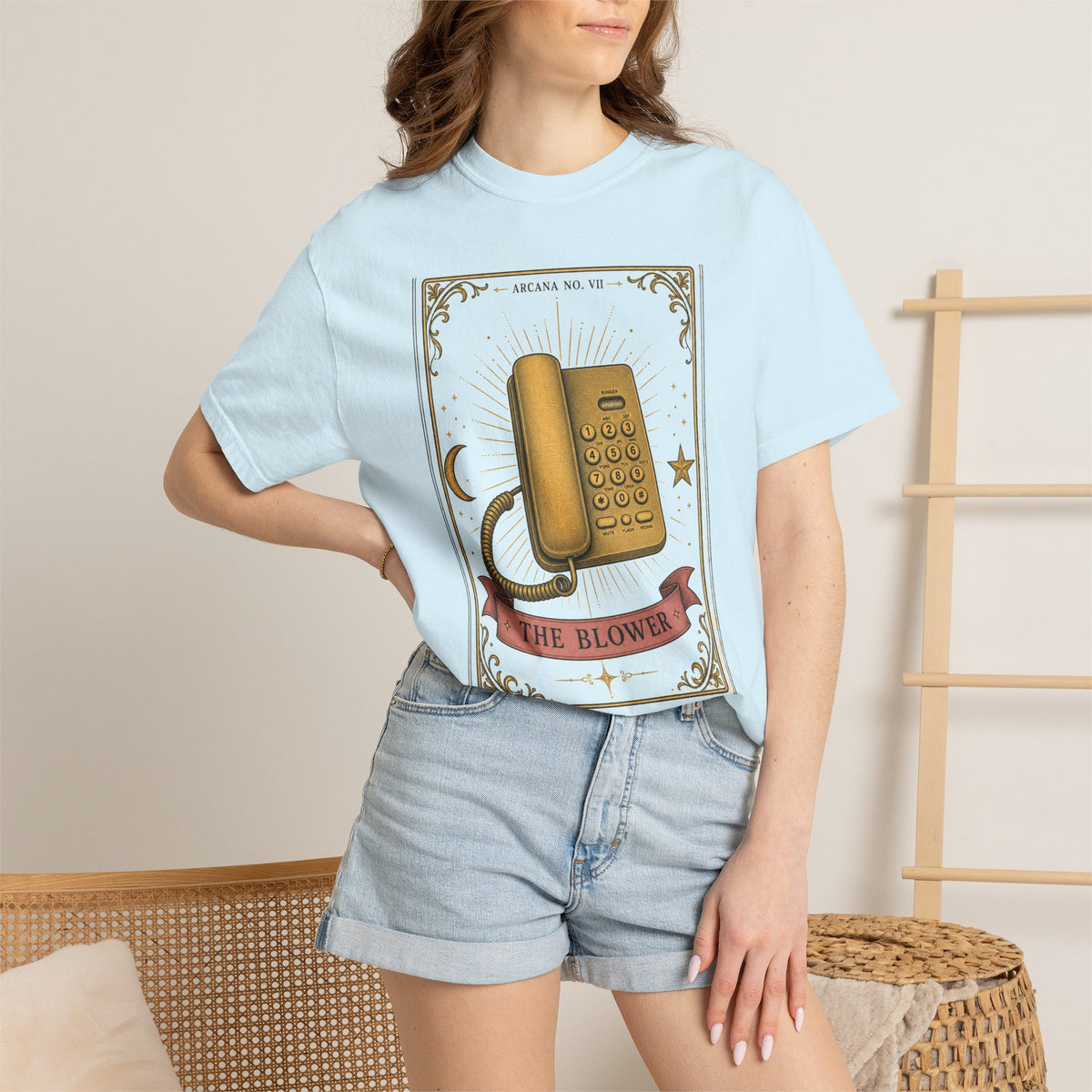 The Blower – Vintage Telephone Graphic T-Shirt