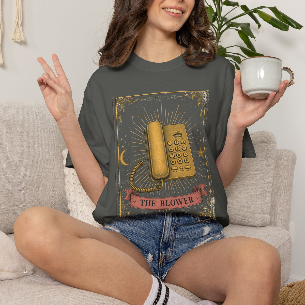 The Blower – Vintage Telephone Graphic T-Shirt