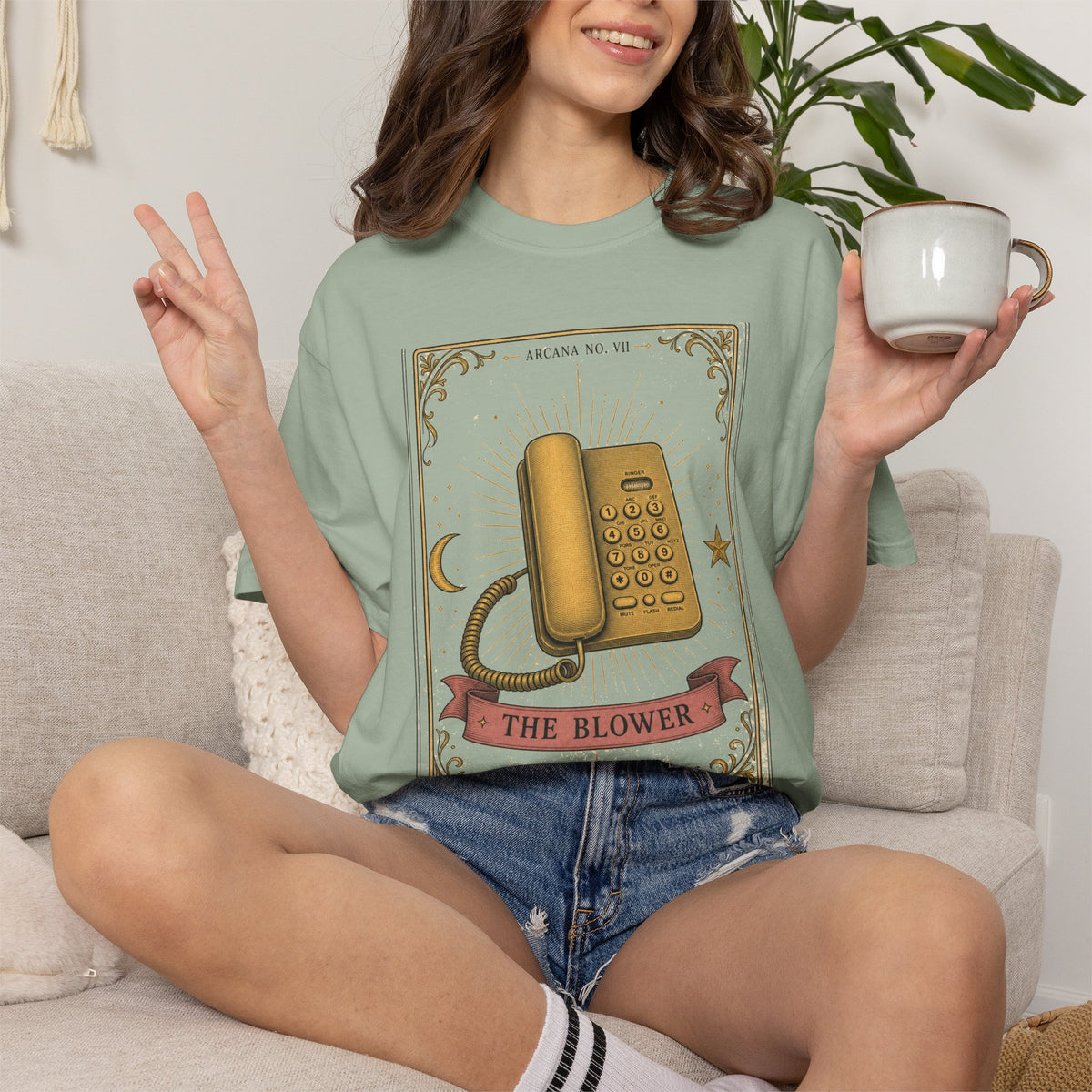 The Blower – Vintage Telephone Graphic T-Shirt