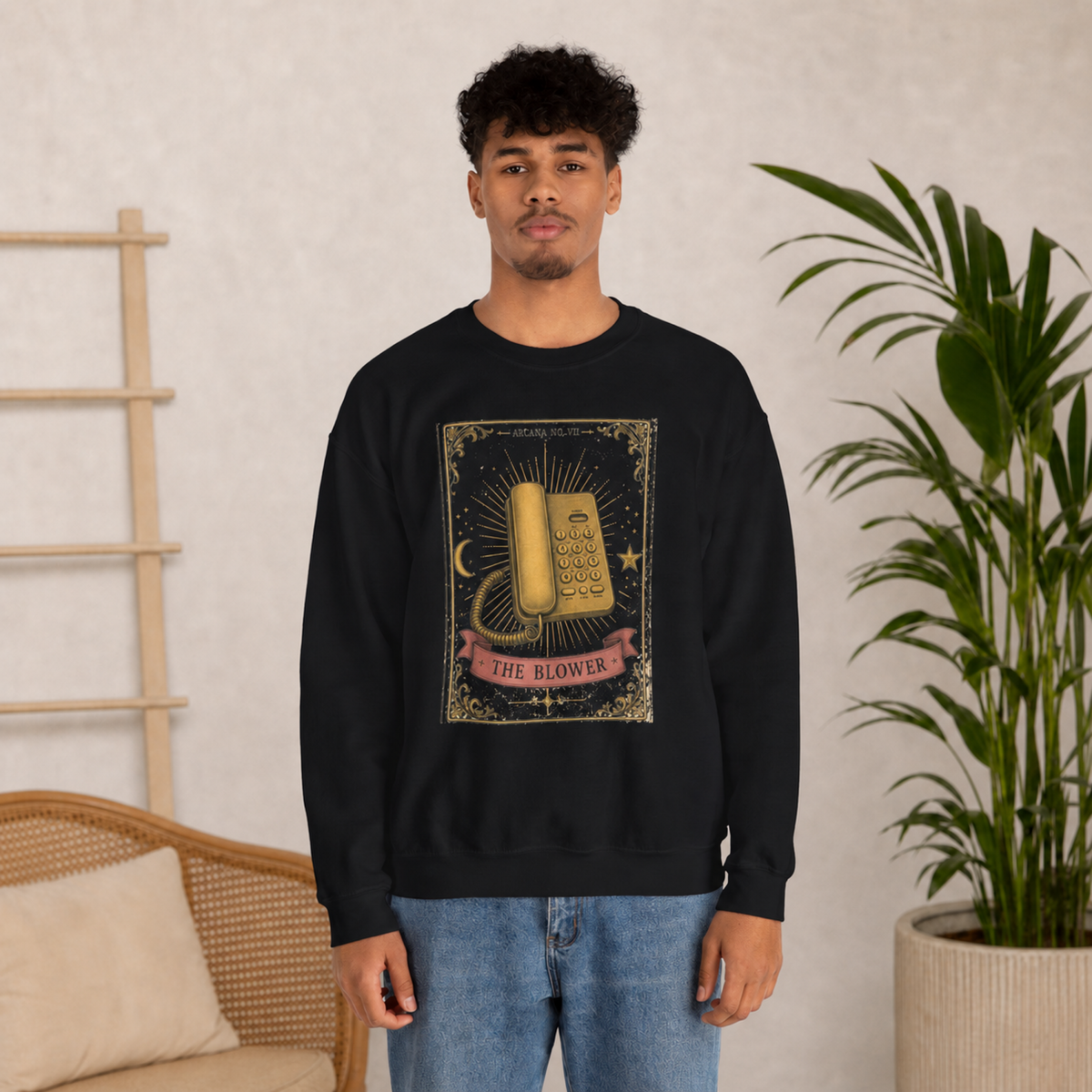 The Blower – Vintage Telephone Graphic Sweatshirt