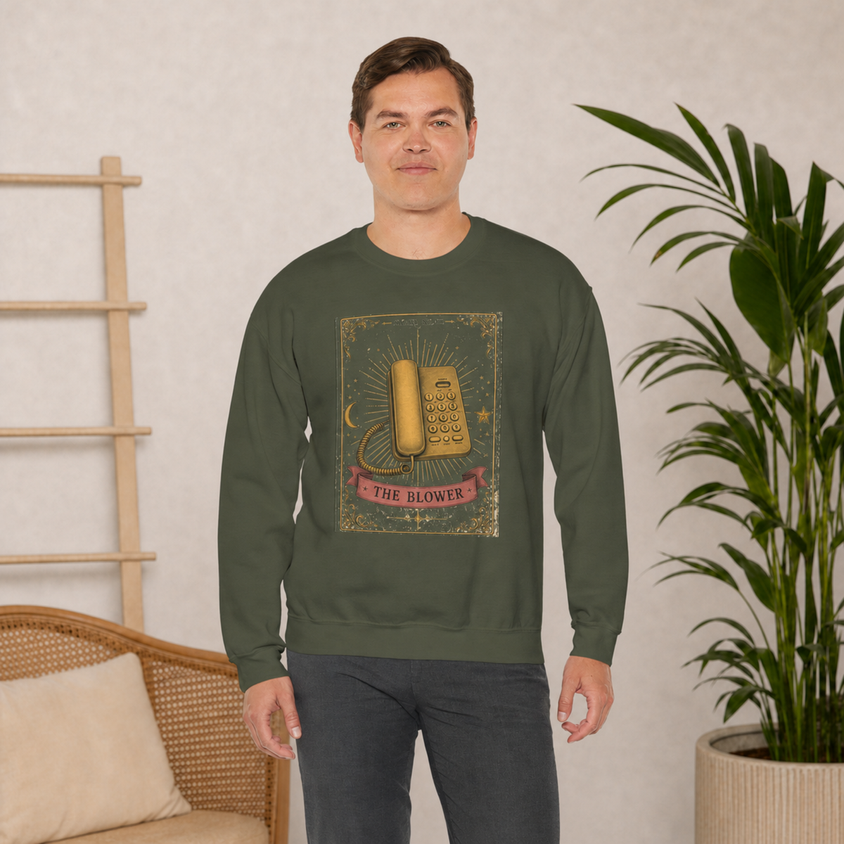 The Blower – Vintage Telephone Graphic Sweatshirt