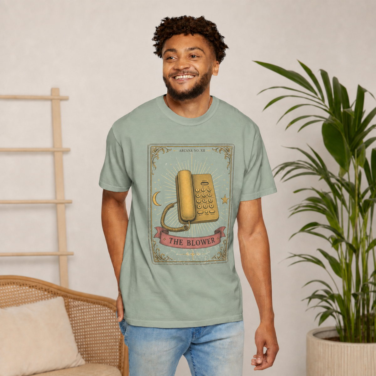 The Blower – Vintage Telephone Graphic T-Shirt